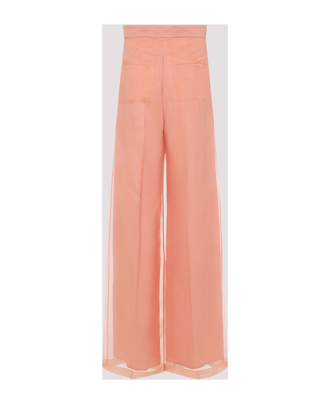 Max Mara Pianoforte Silk Trousers - Pink (albicocca)