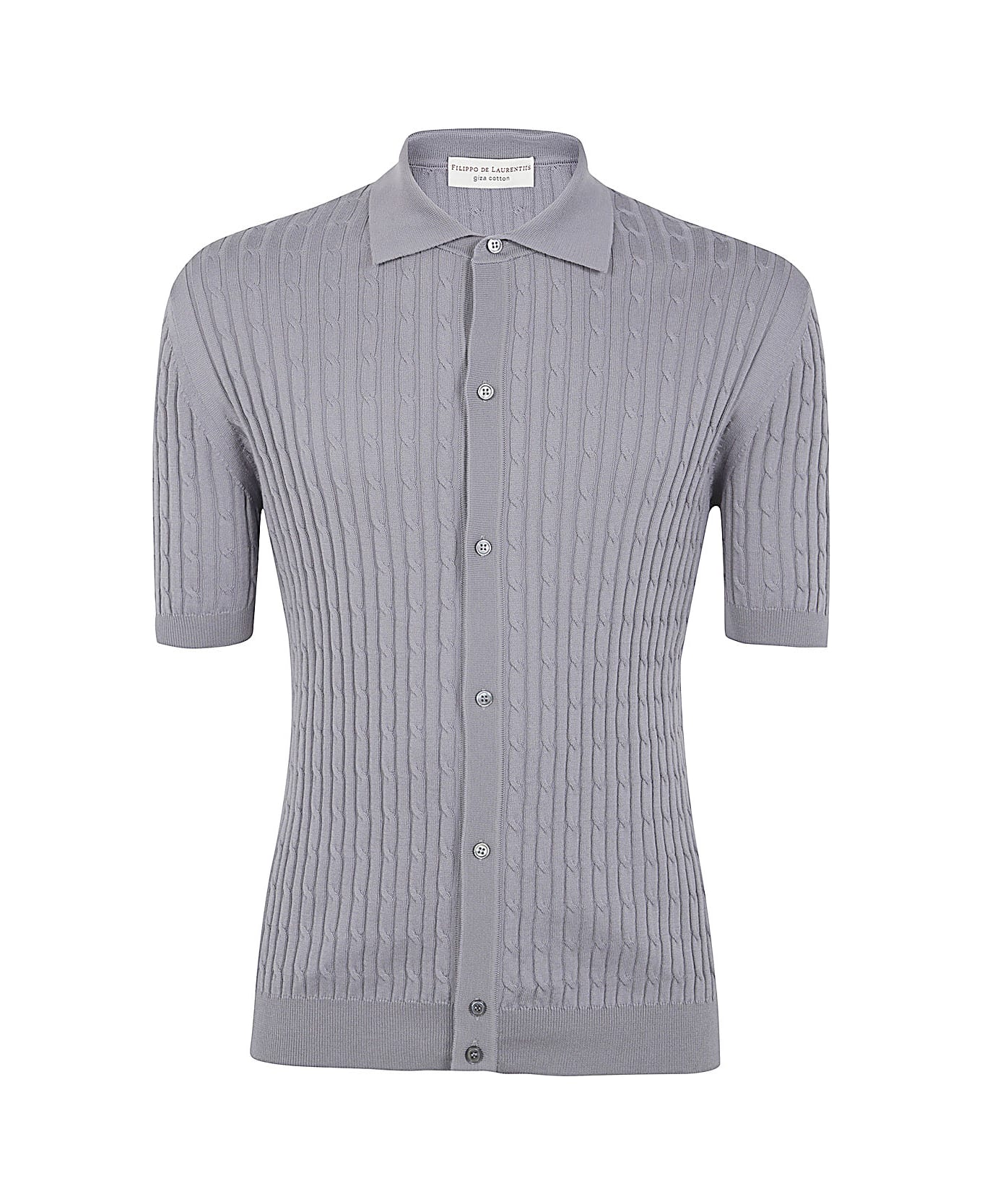 Filippo De Laurentiis Short Sleeves Shirt - Medium Grey
