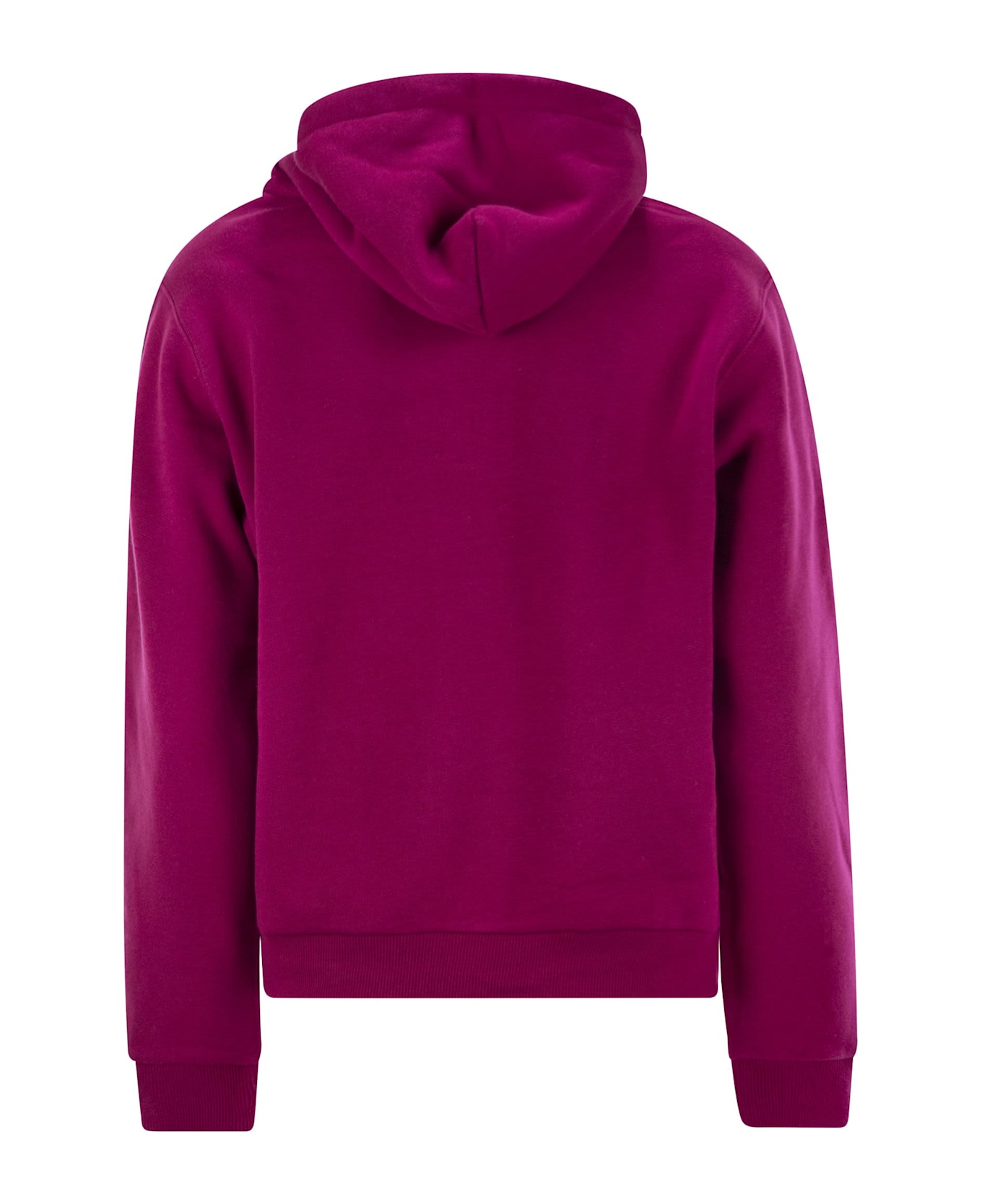 Polo Ralph Lauren Logo Embroidered Zipped Hoodie Polo Ralph Lauren - Fuchsia