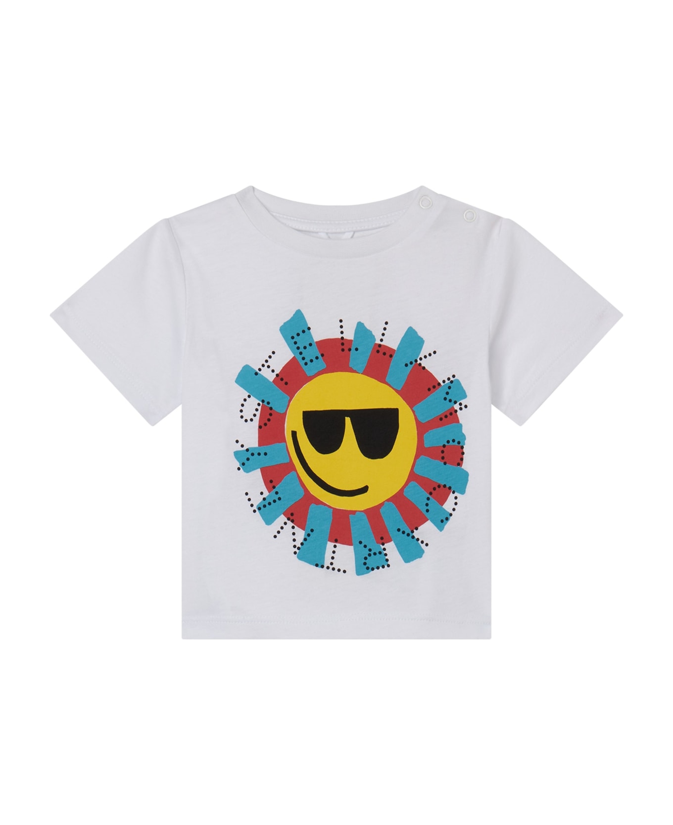 Stella McCartney Kids Sun T-shirt With Print - White Tシャツ＆ポロシャツ