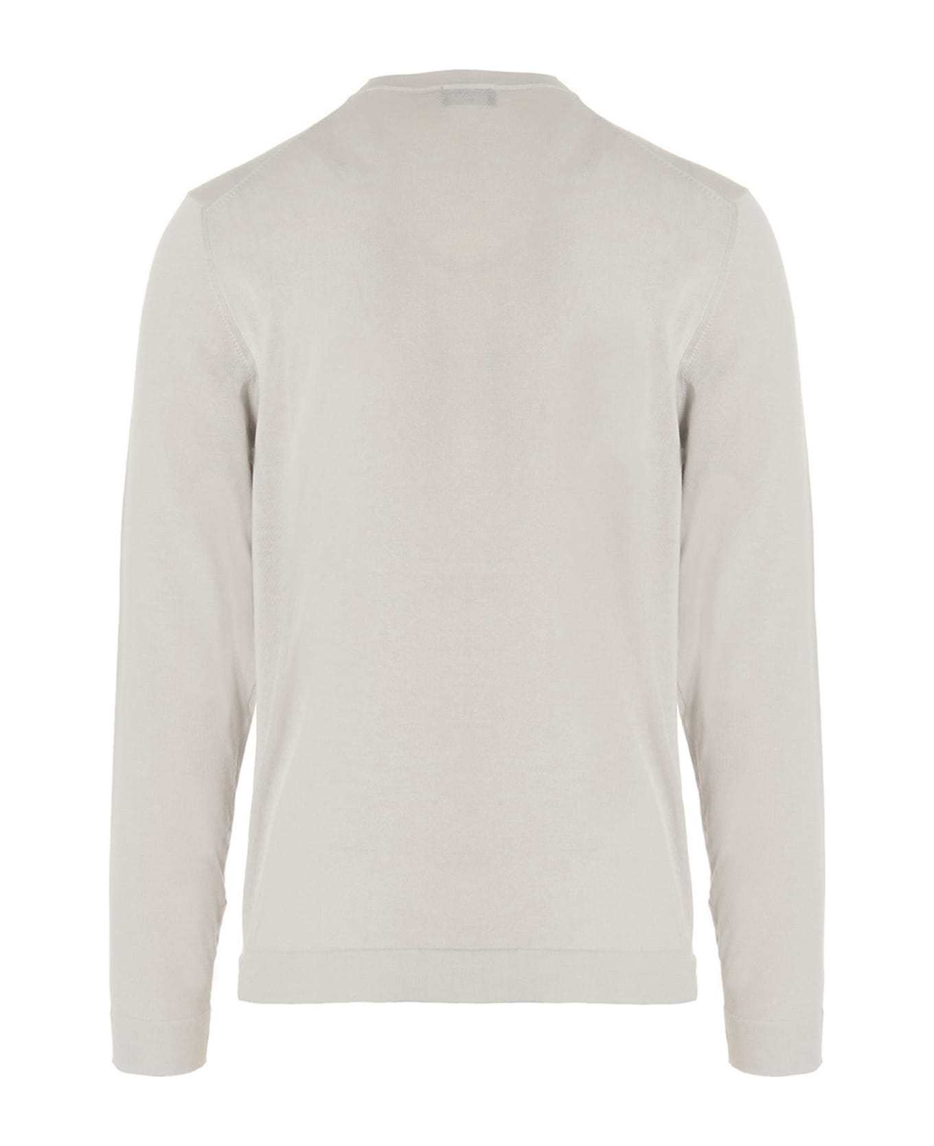 Drumohr Frost Cotton Sweater - White