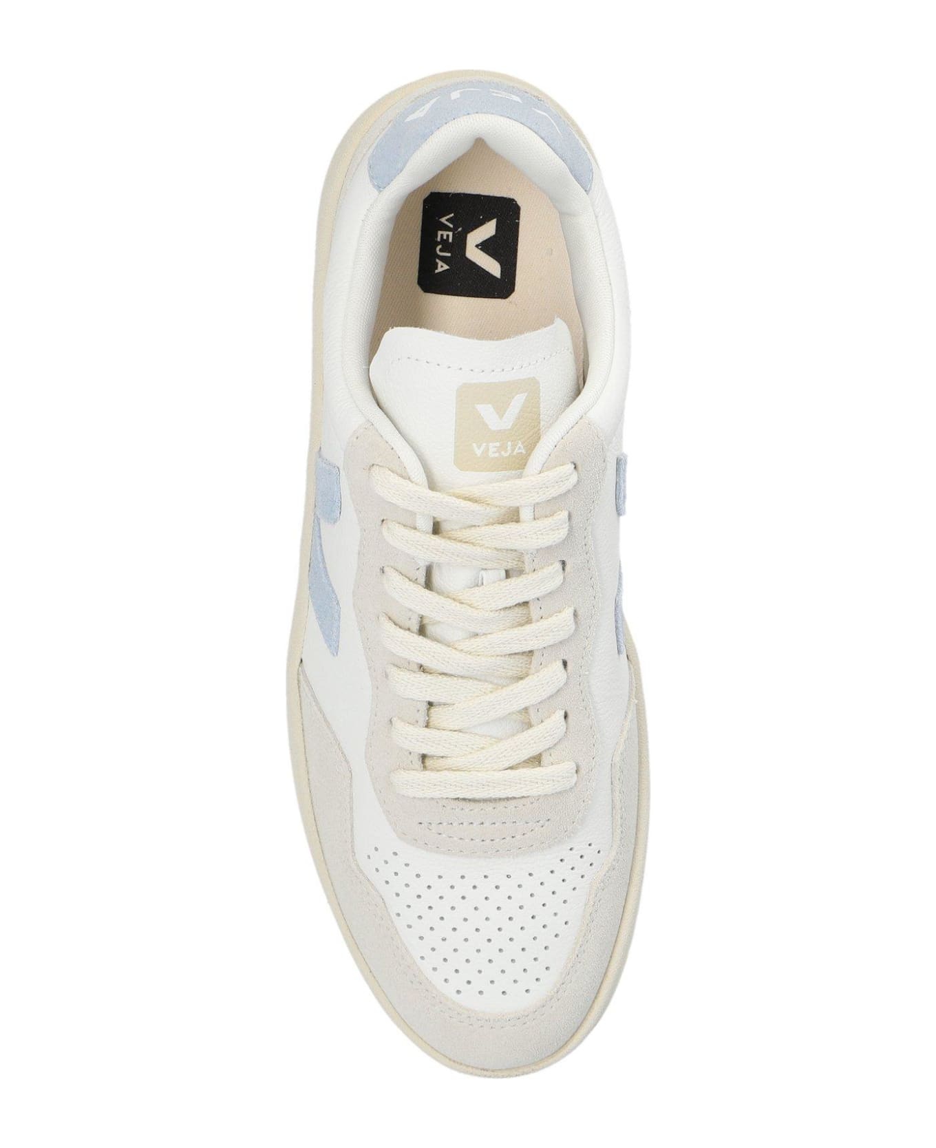 Veja V90 Lace-up Sneakers - WHITE