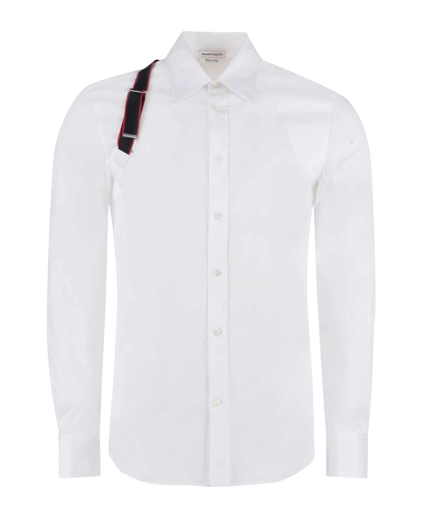 Alexander McQueen Cotton Poplin Shirt - WHITE