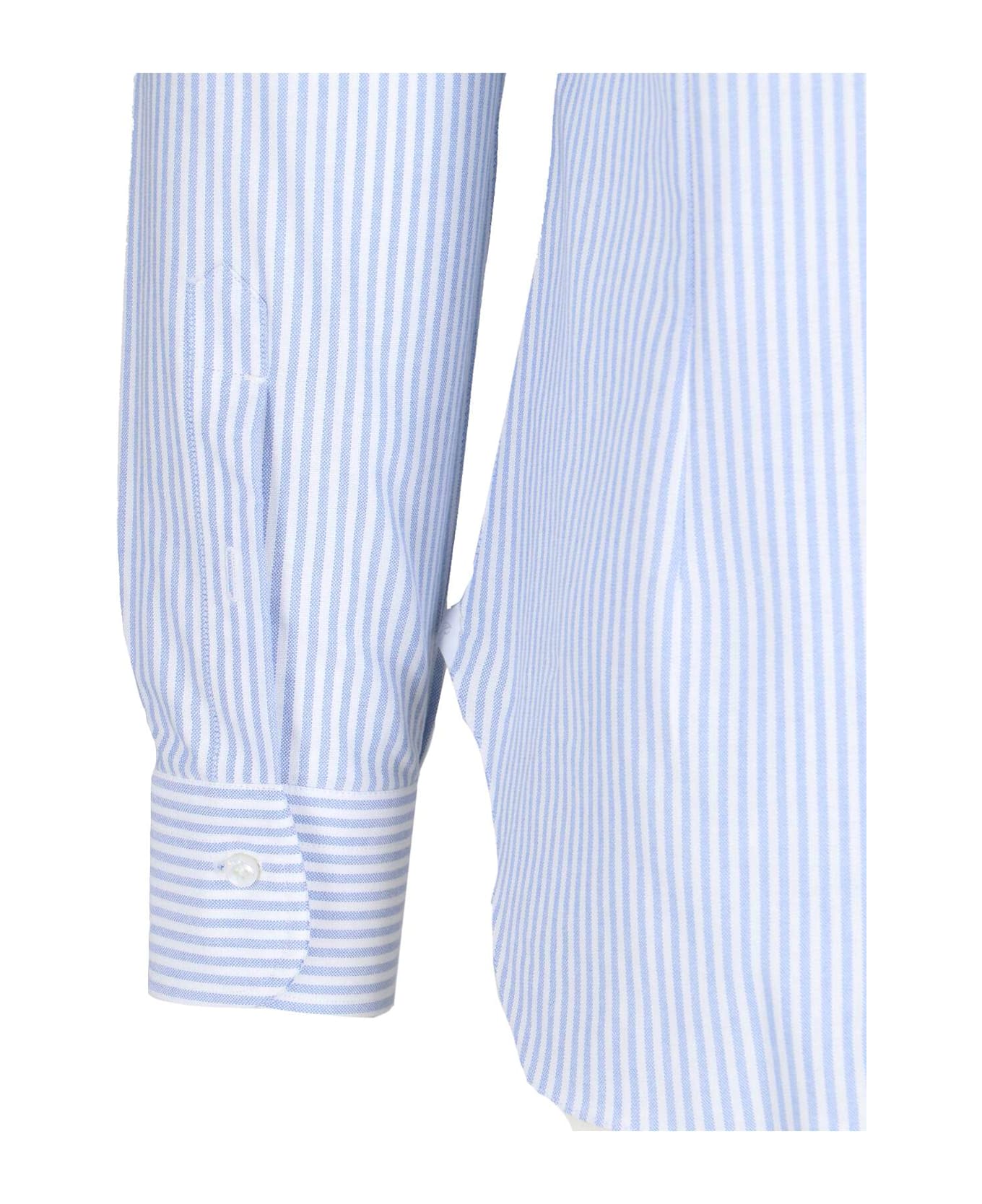 Barba Napoli 
i
 Striped Shirt - Light Blue