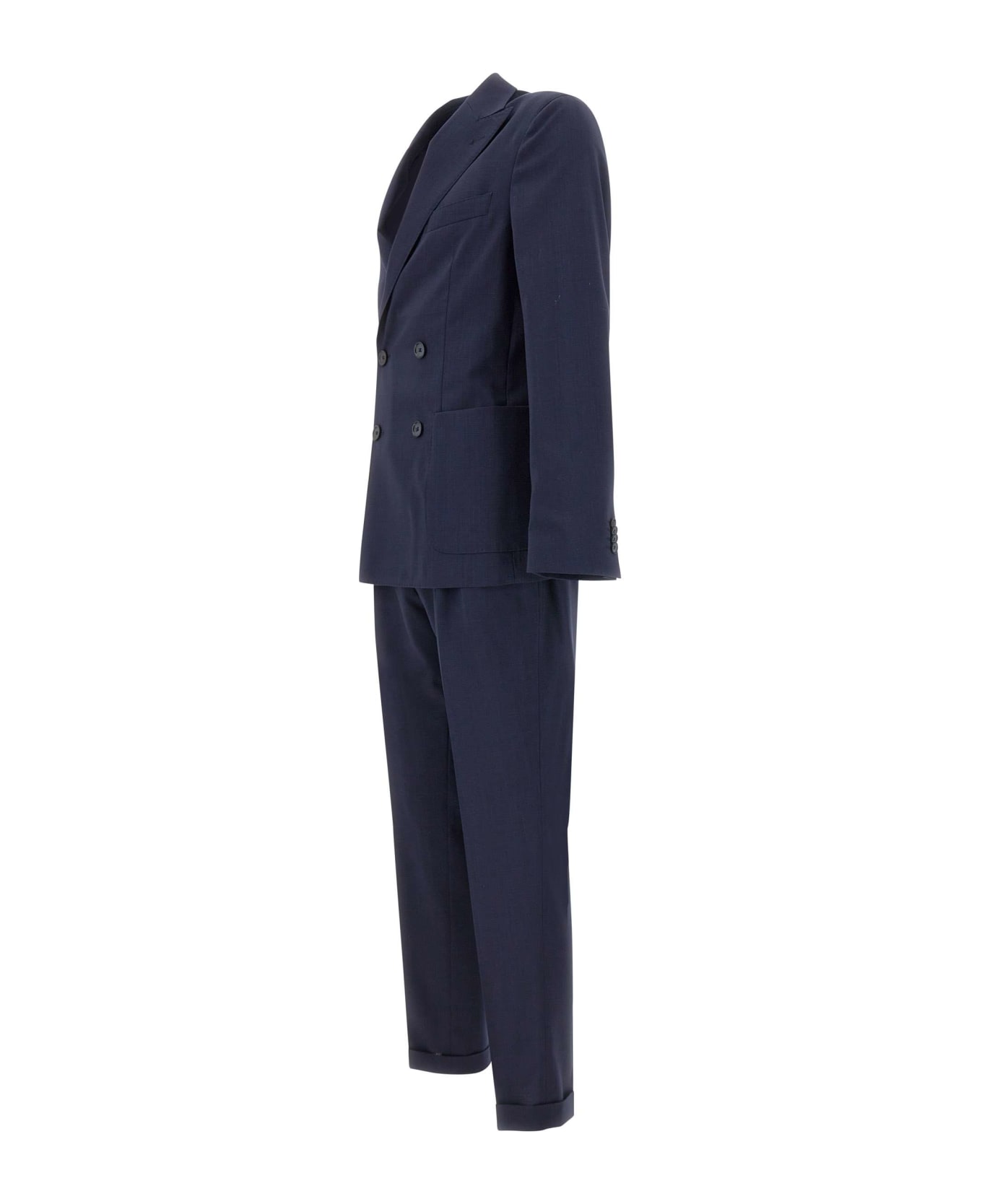 Hugo Boss "c-hanry" Fresh Wool Two-piece Suit - BLUE