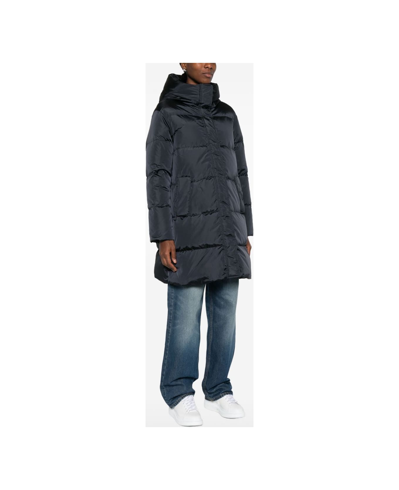 Lempelius Nev Nylon Down Jacket - Blue