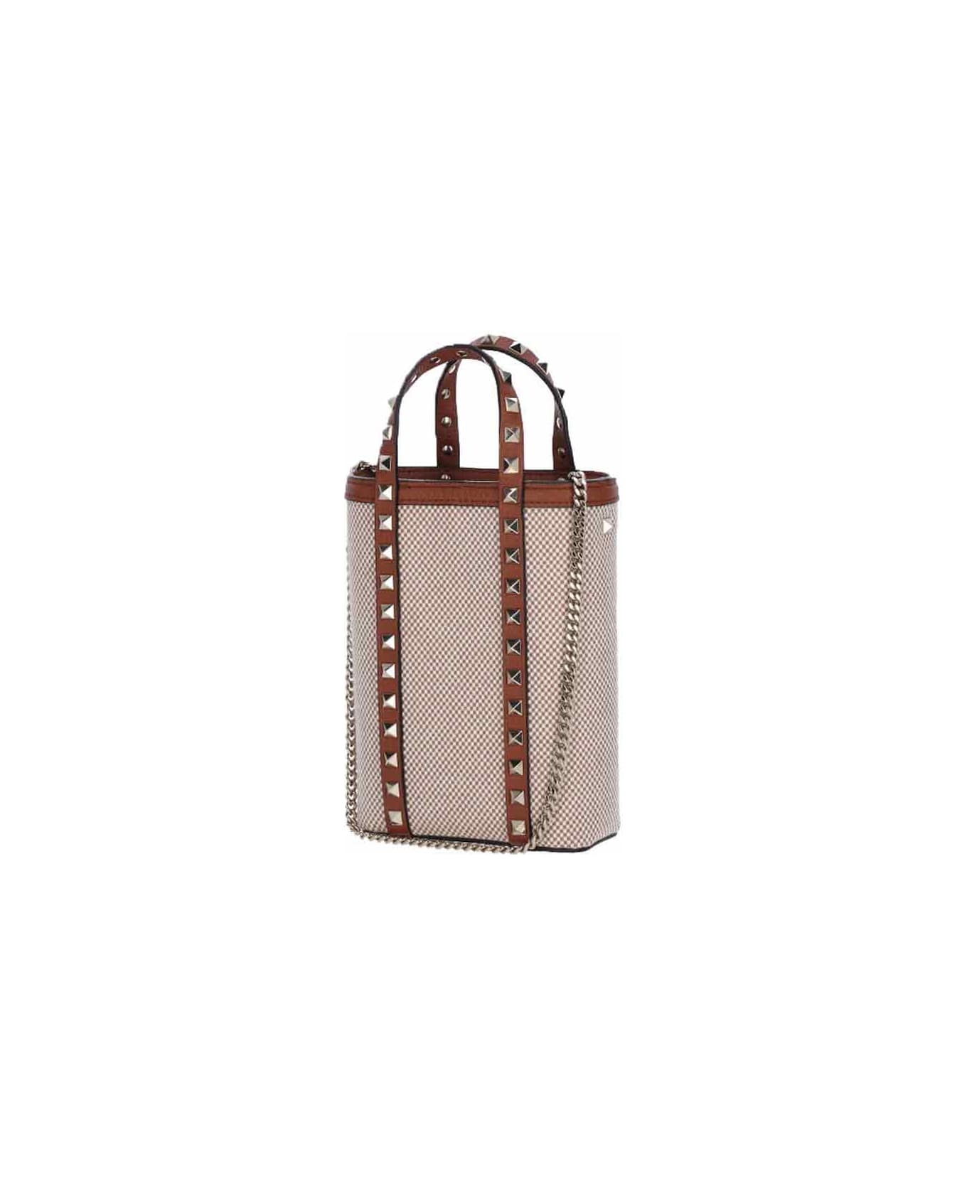 Valentino Garavani "rockstud" Mini Bag - Beige