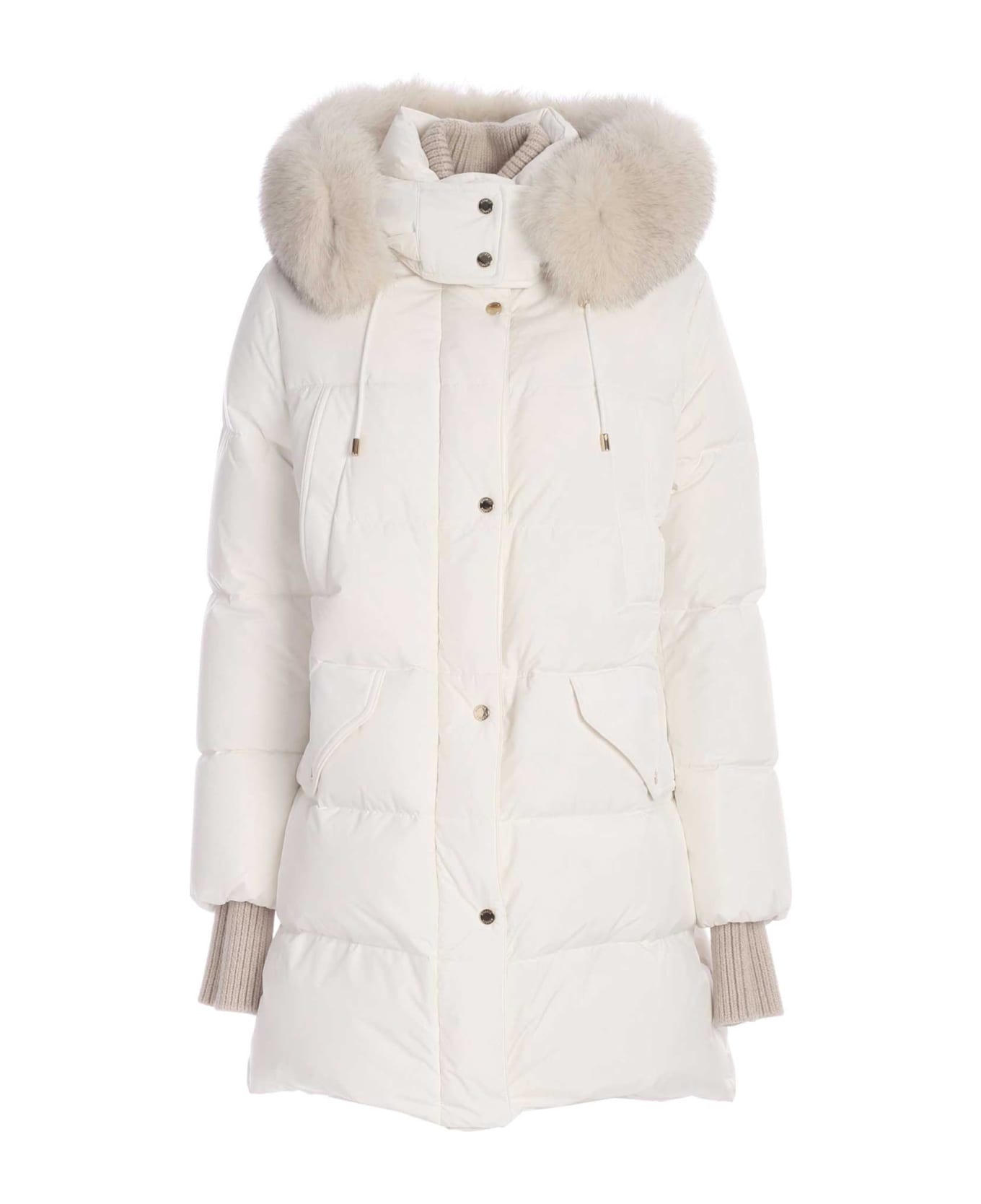 Moorer Coats White - White