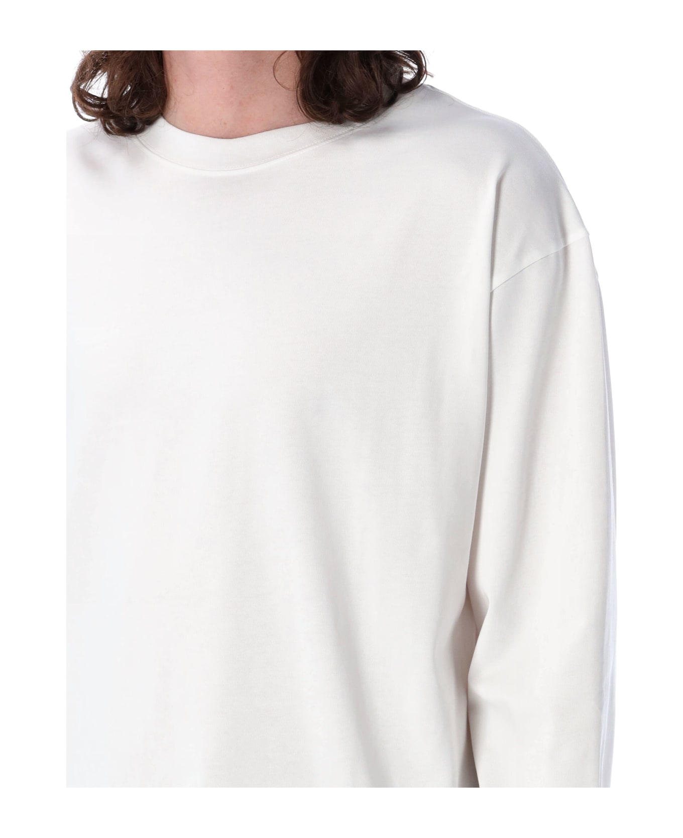 Studio Nicholson Javelin Long Sleeves T-shirt - WHITE