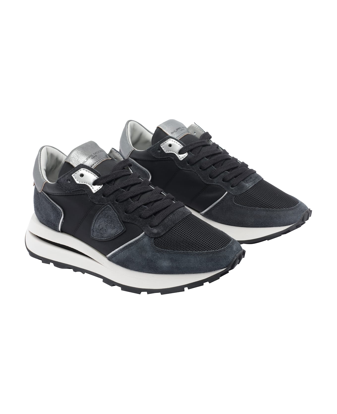 Philippe Model Tropez Haute Sneakers - Black