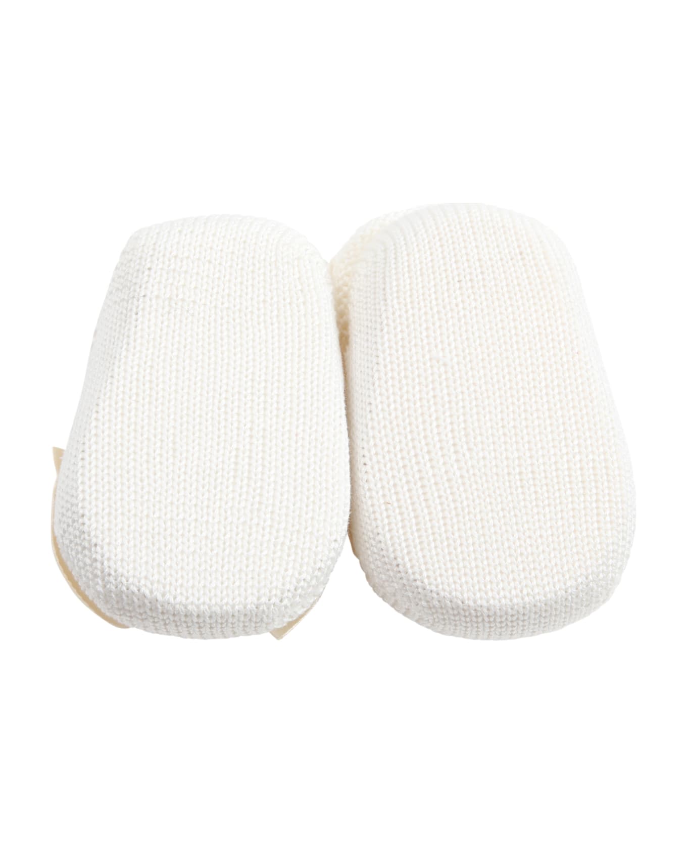 Story Loris Ivory Baby Bootee For Babygirl - Ivory アクセサリー＆ギフト