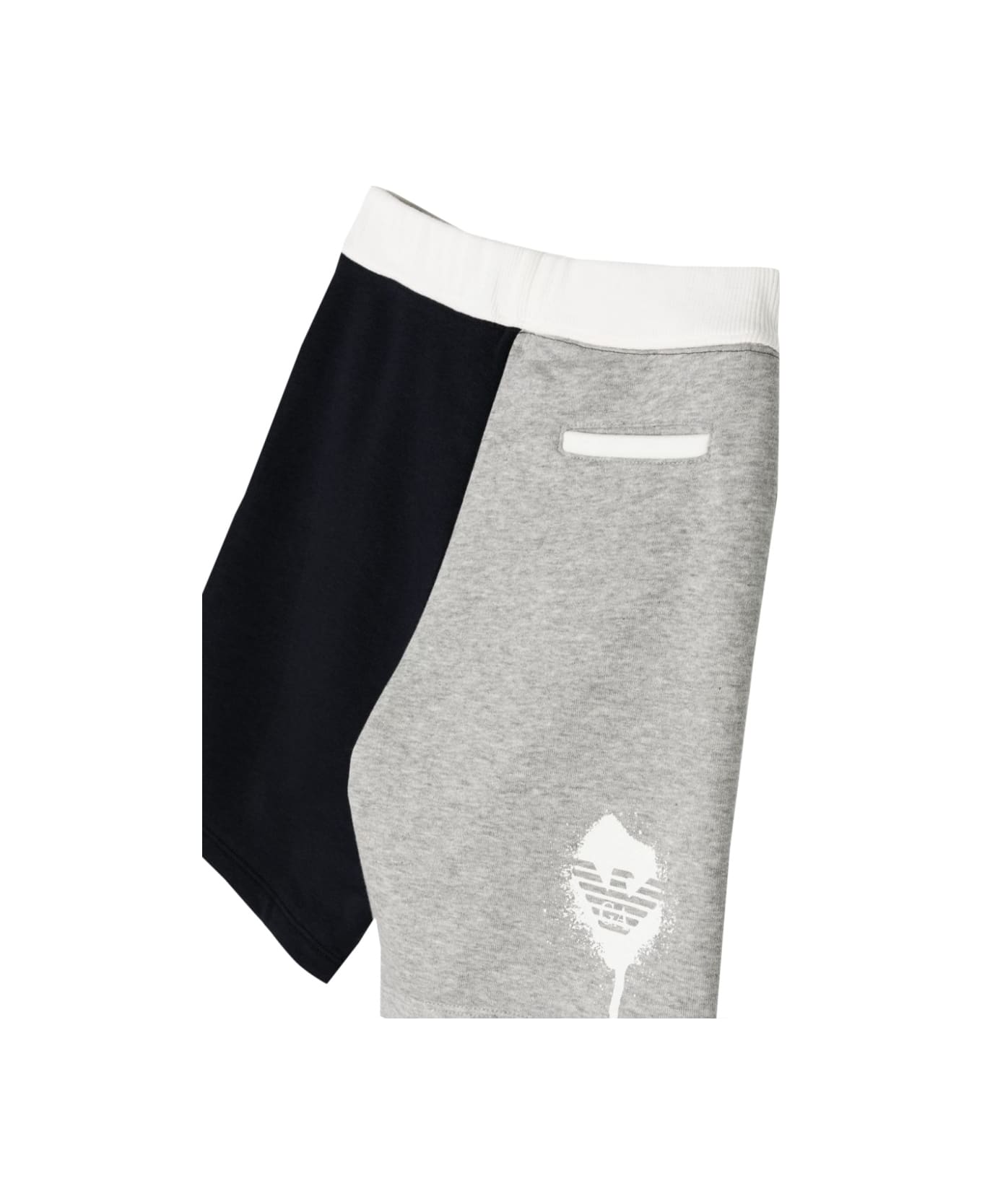 Emporio Armani Two-tone Bermuda Shorts - MULTICOLOUR
