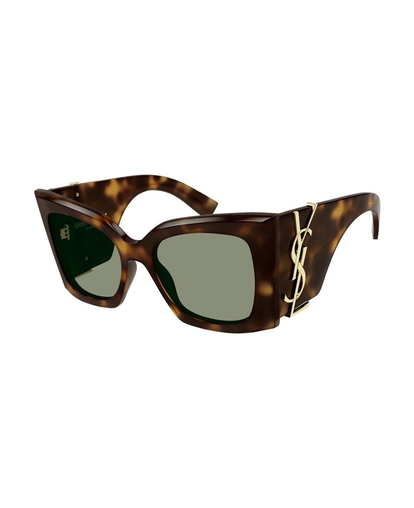 Saint Laurent Eyewear Sl M119 Cat-eye Sunglasses - 002 havana havana green