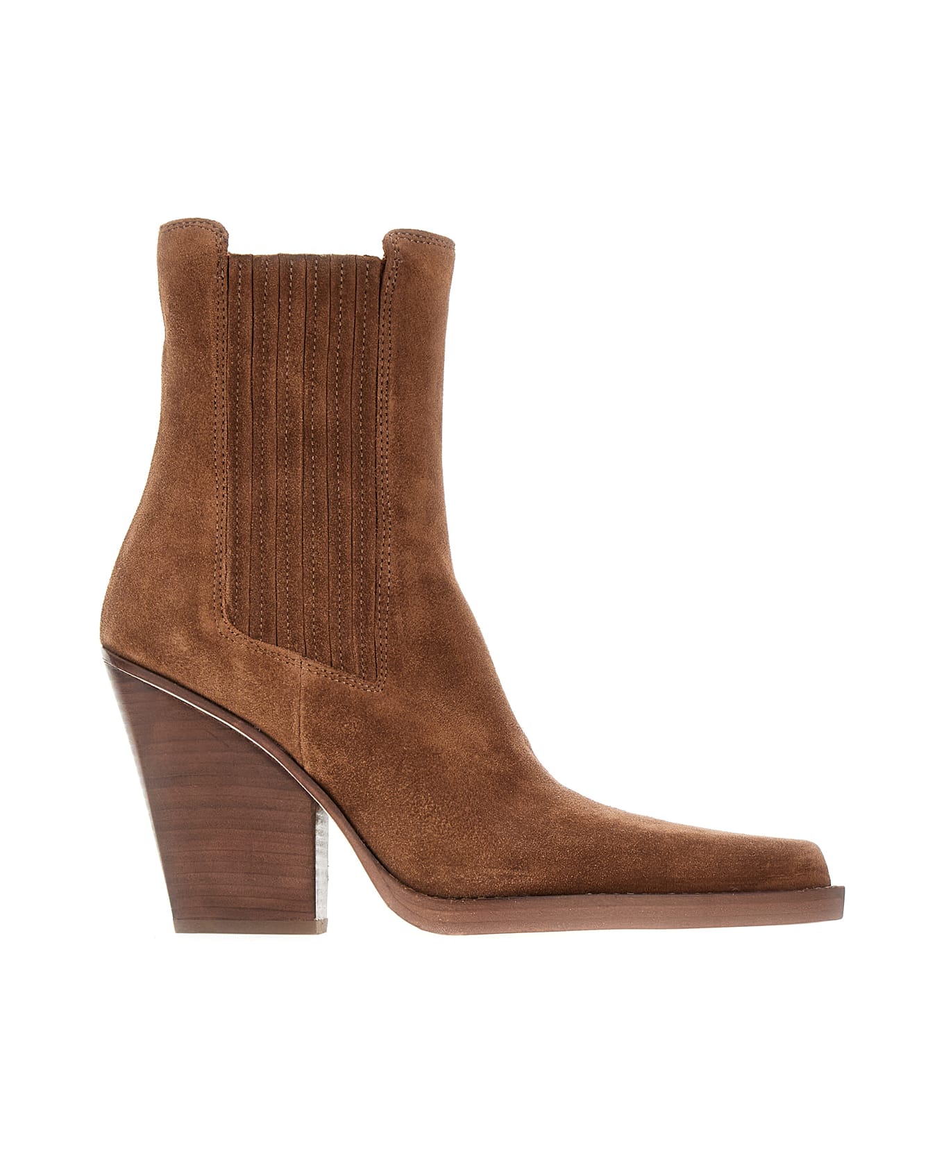 Paris Texas Brown Suede Dallas Ankle Boots - CANYON