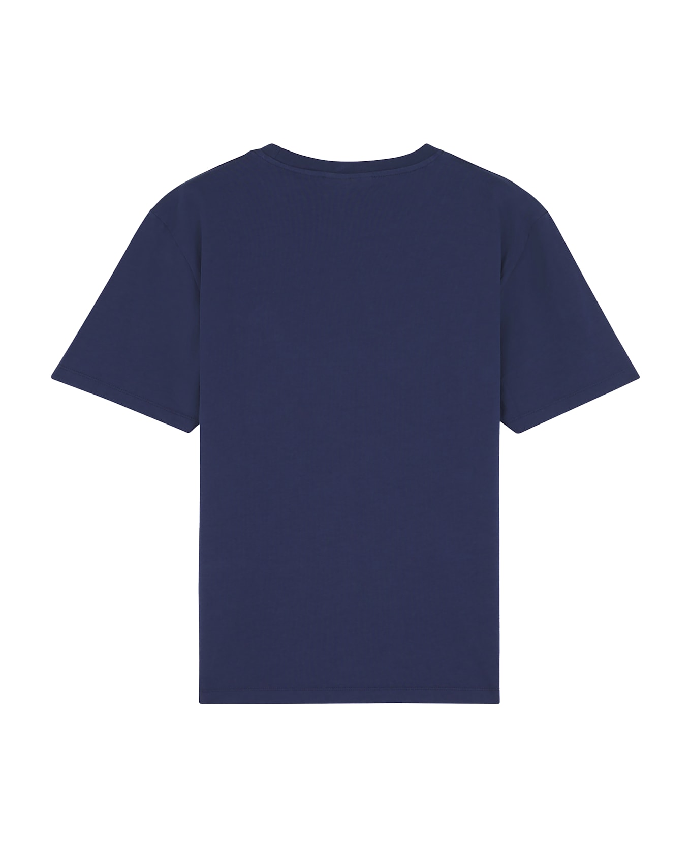 Maison Kitsuné Chillax Fox Patch Regular Tee-shirt - Eclipse Blue