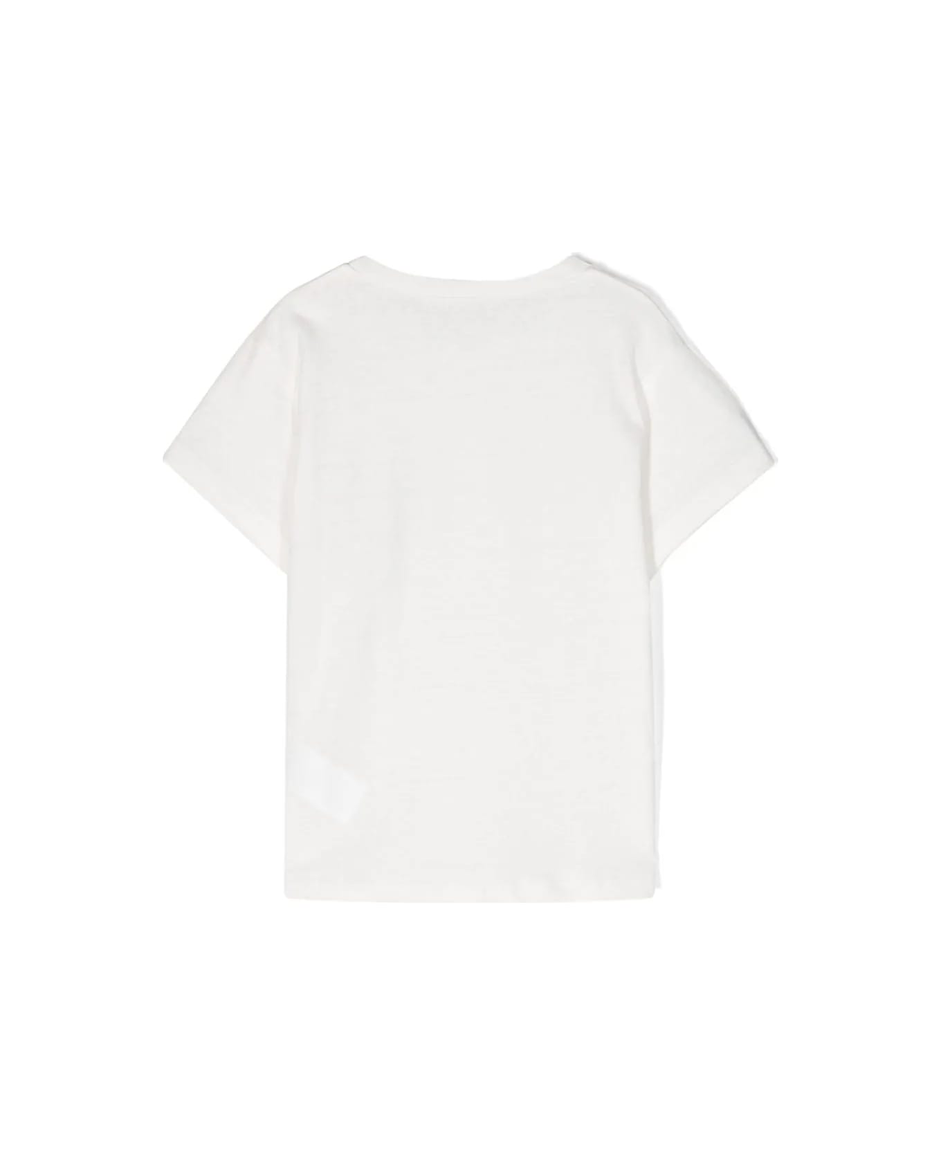 Paolo Pecora T-shirt Con Applicazione - White