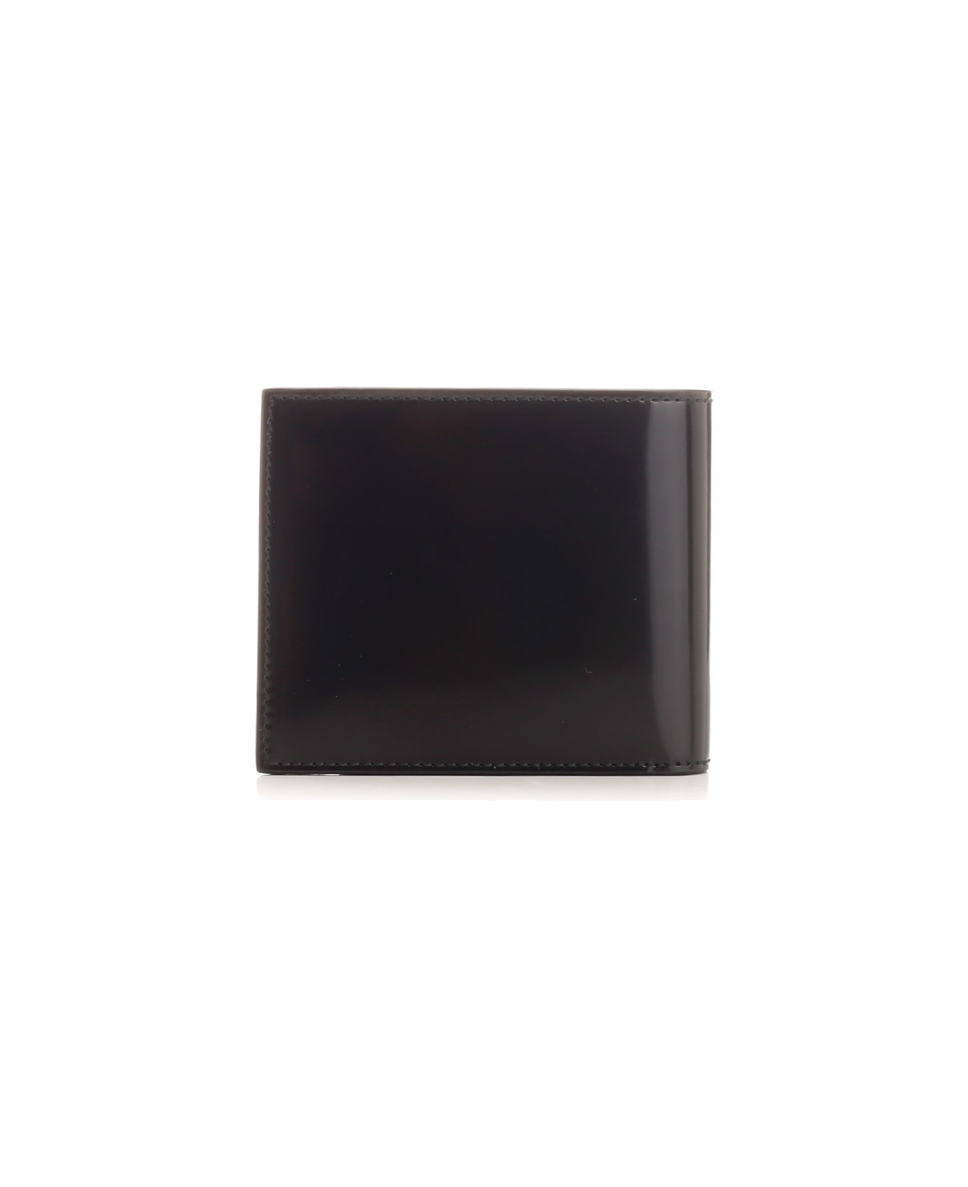 Ferragamo Black Wallet With Logo - BLACK