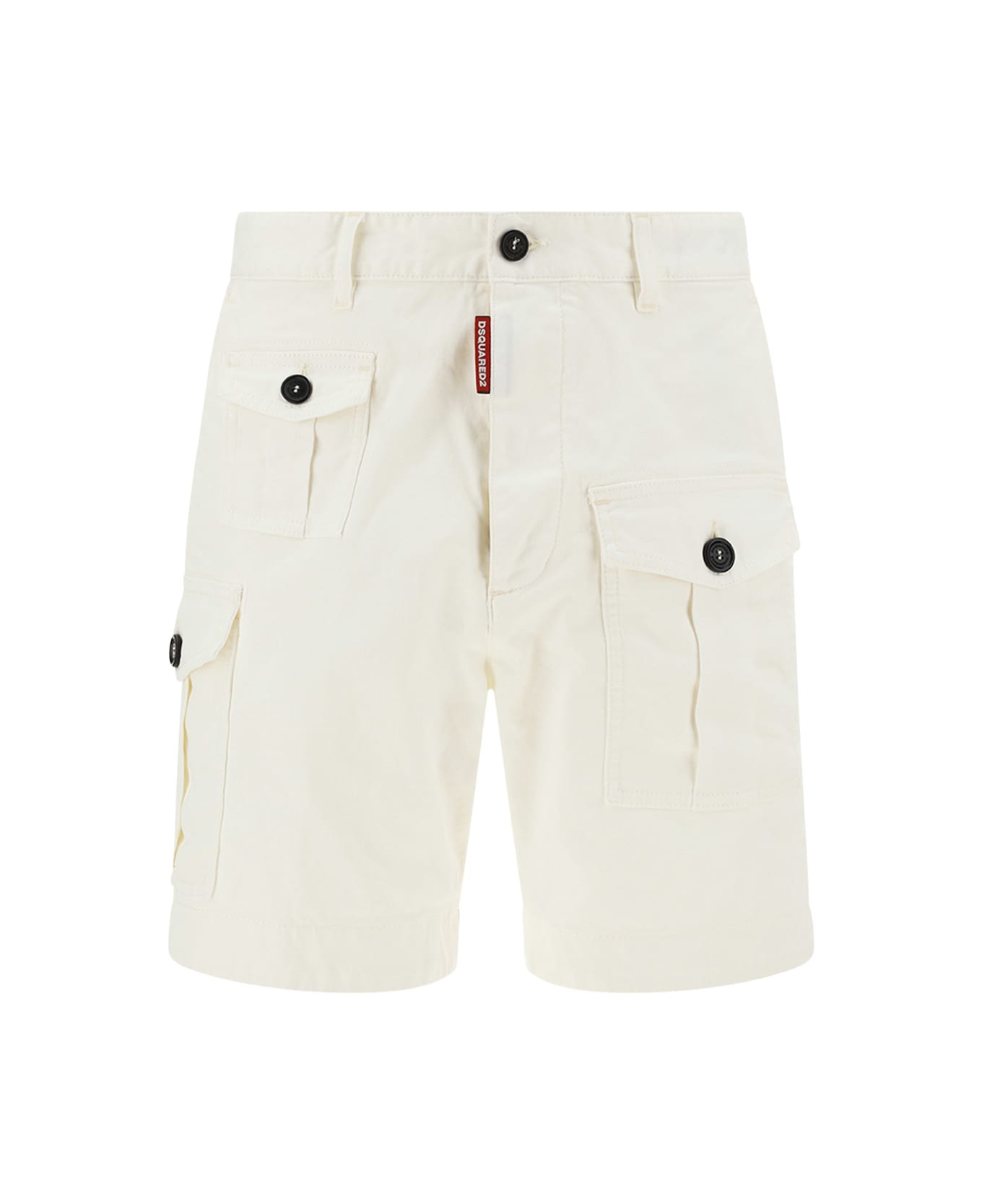 Dsquared2 Cargo Shorts - White