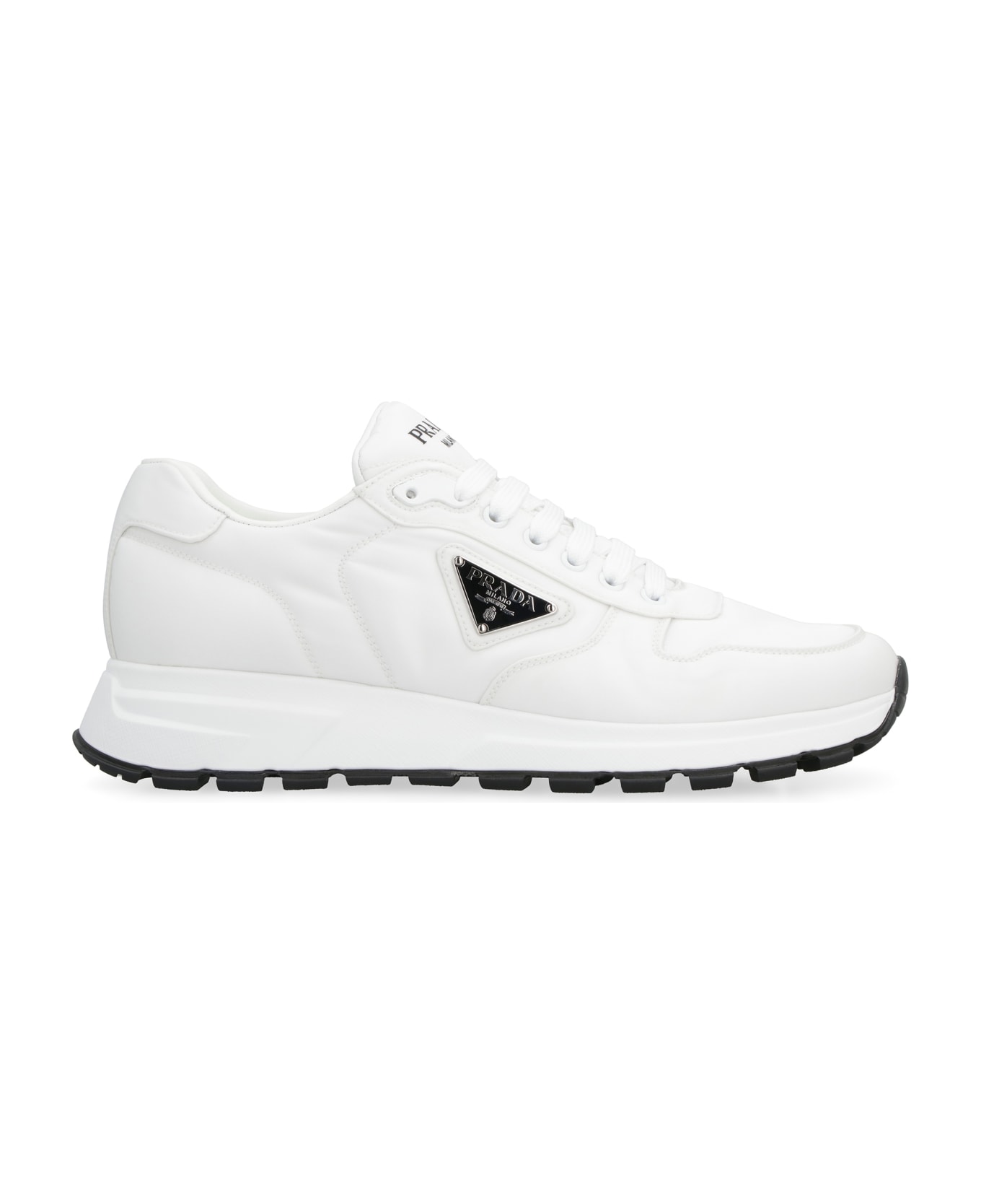 Prada Re-nylon Low-top Sneakers - BIANCONERO
