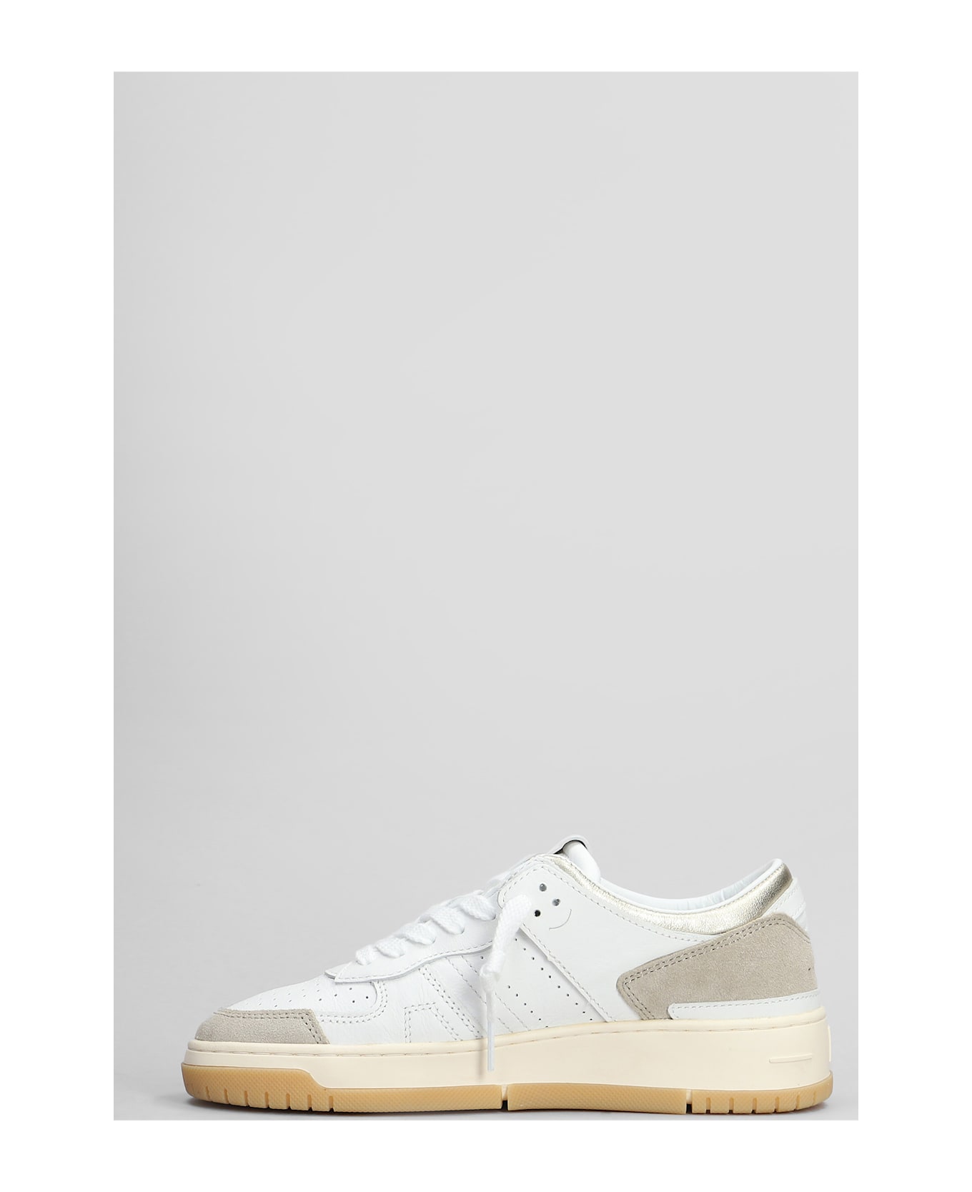 D.A.T.E. Torneo Sneakers In White Leather - white