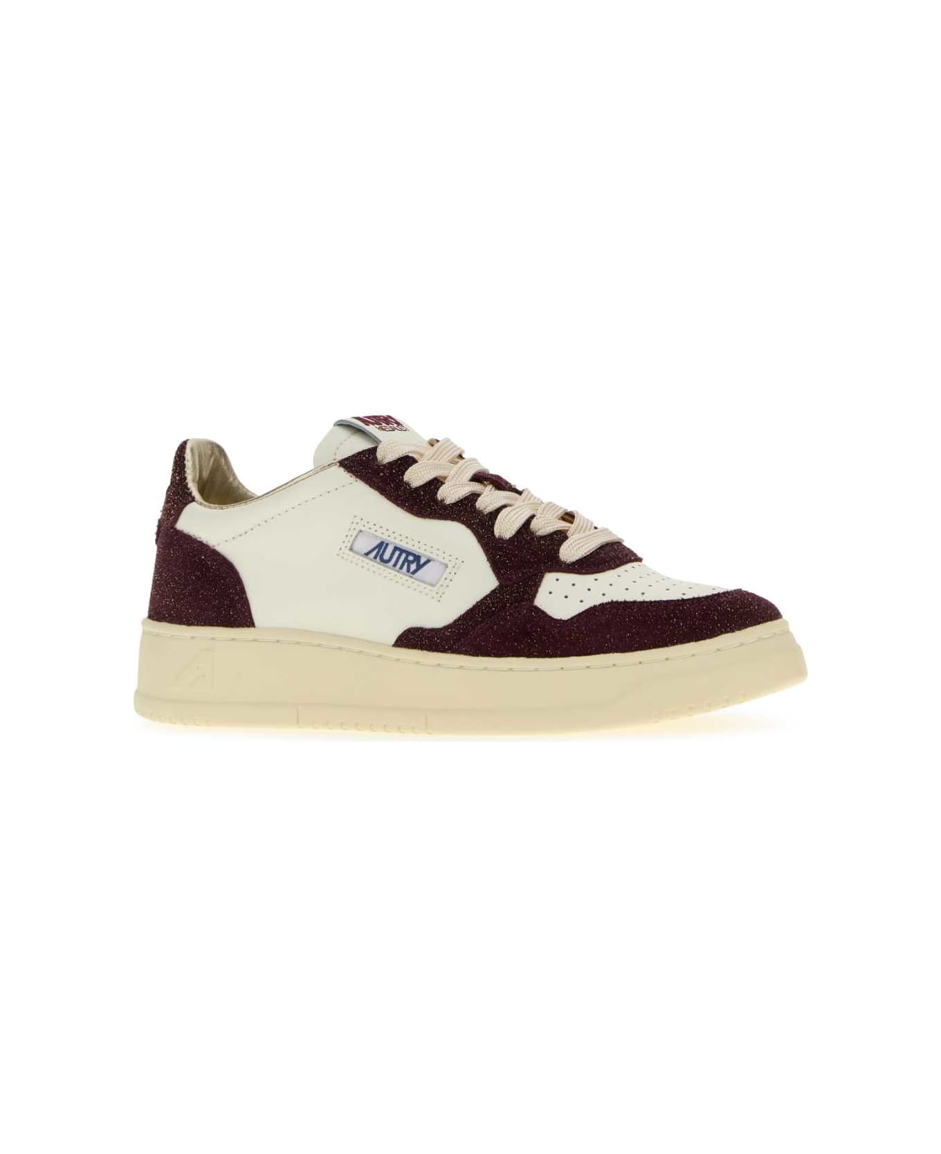 Autry Two-tone Leather Medalist Sneakers - TA05