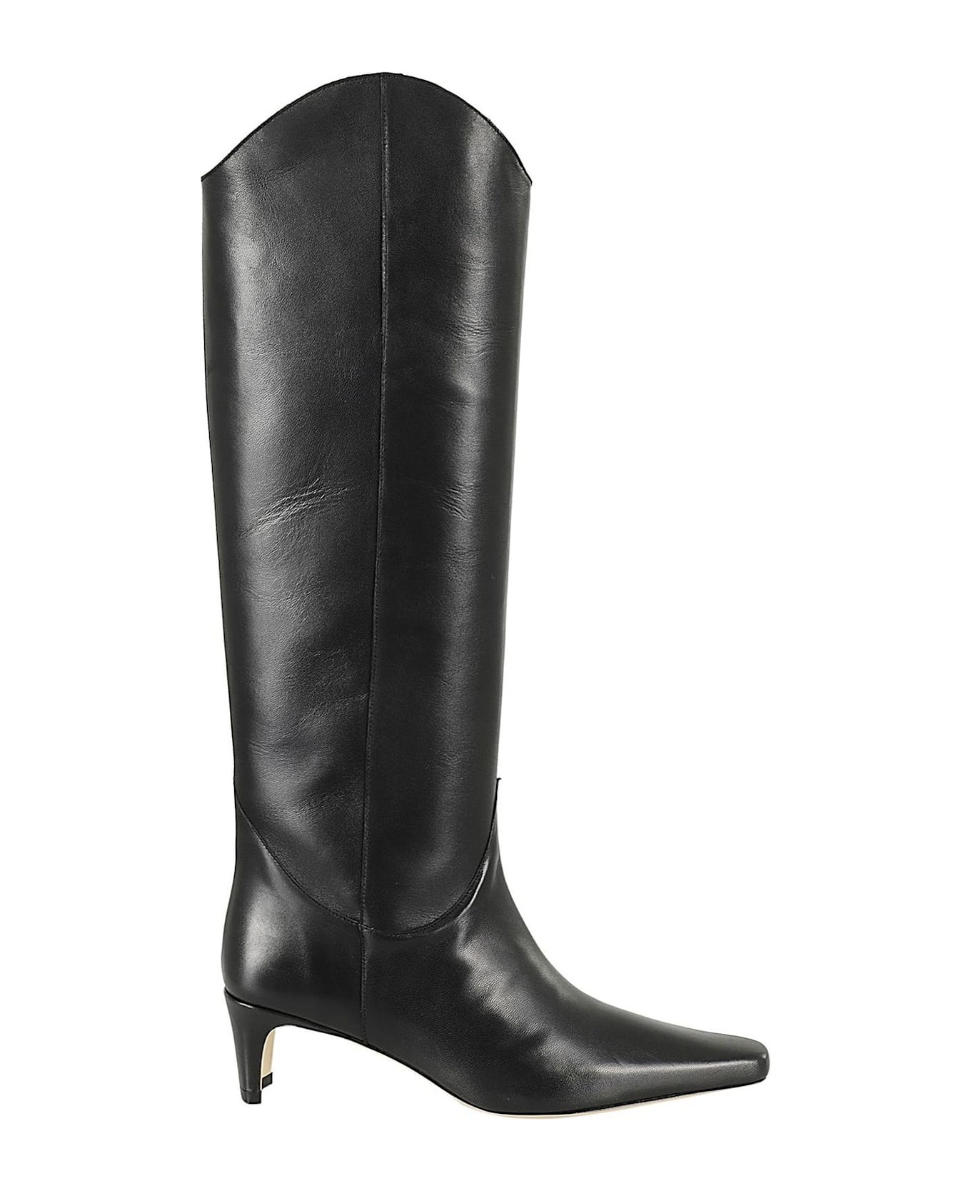 STAUD Western Wally Knee-high Boots - BLACK