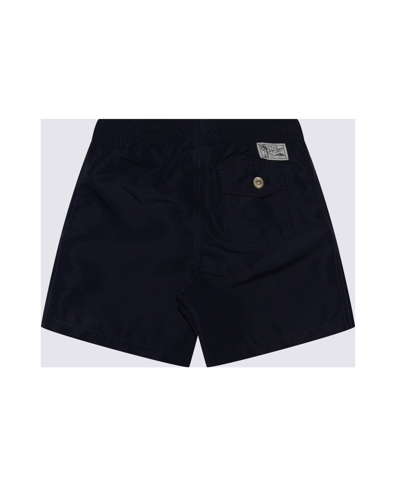 Ralph Lauren Navy Blue Polo Beachwear Shorts - Blu