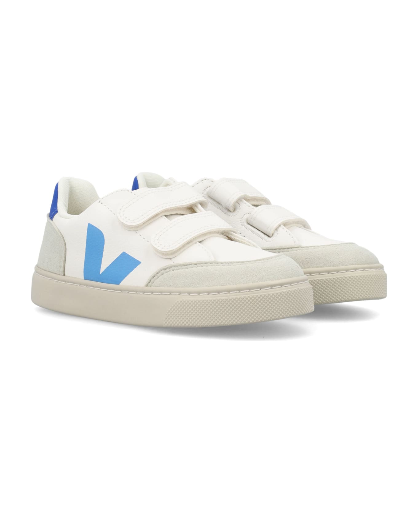 Veja Small V-12 Sneakers - WHITE/BLUE シューズ