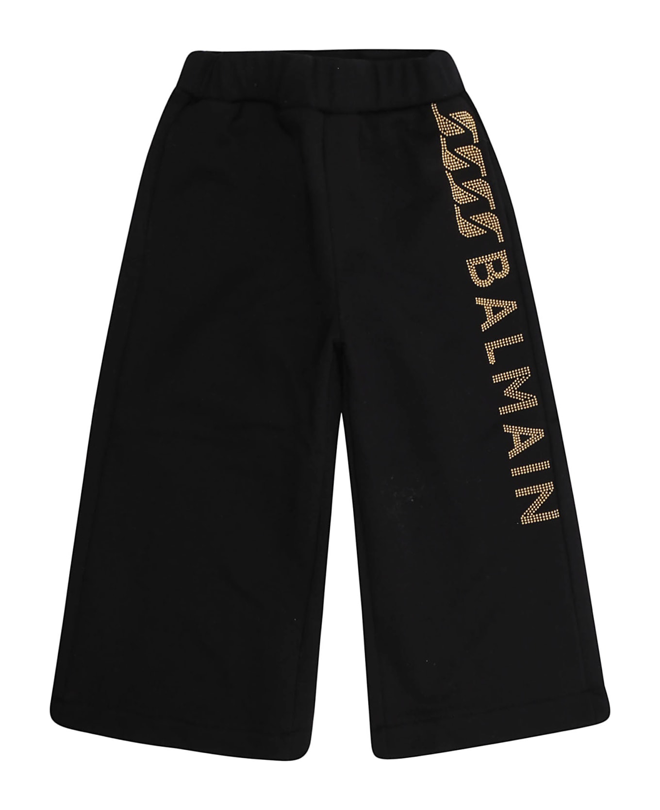 Balmain Trousers - Or Nero Oro