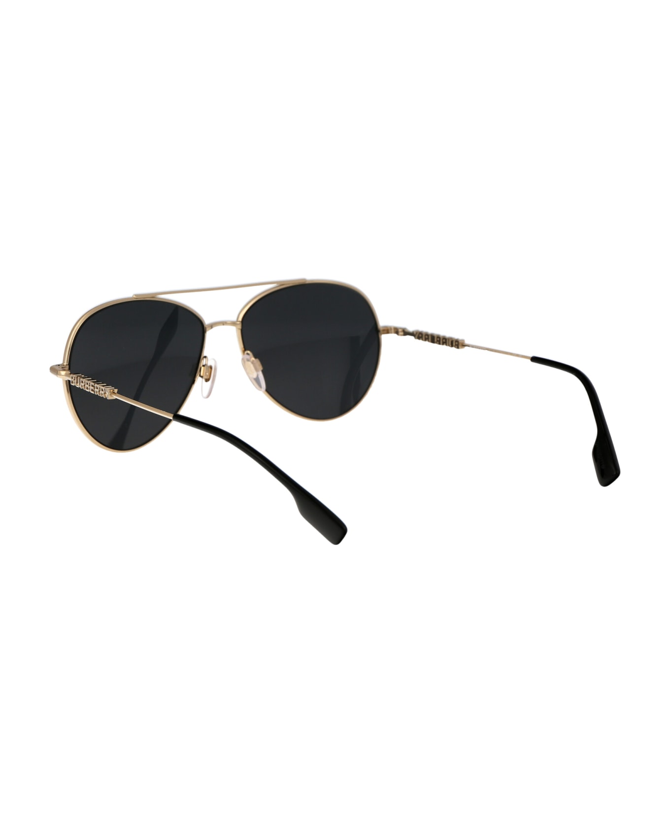 Burberry Eyewear 0be3147 Sunglasses - 110987 Light Gold サングラス