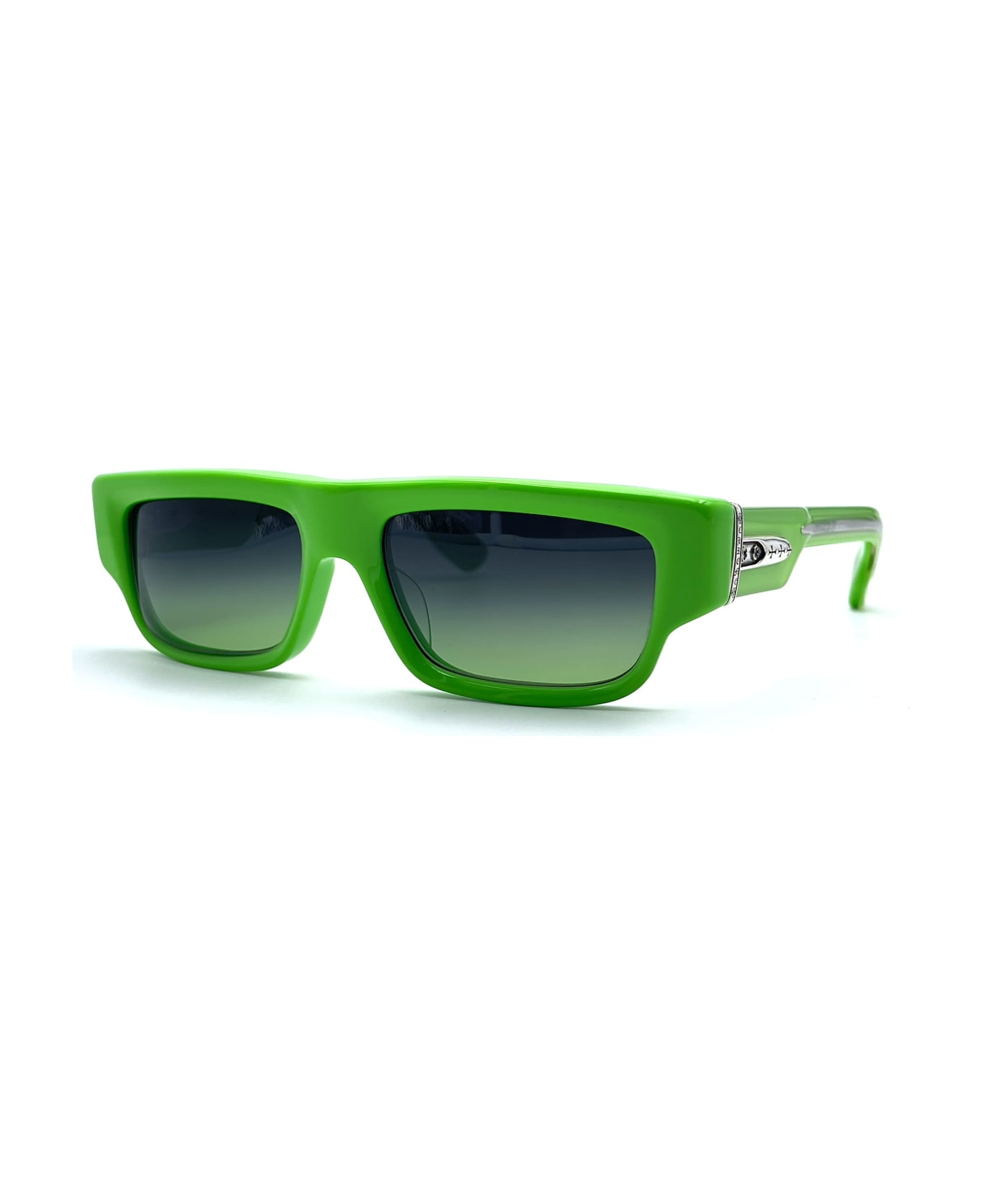 Chrome Hearts Girth Quake - Electric Sunglasses - green