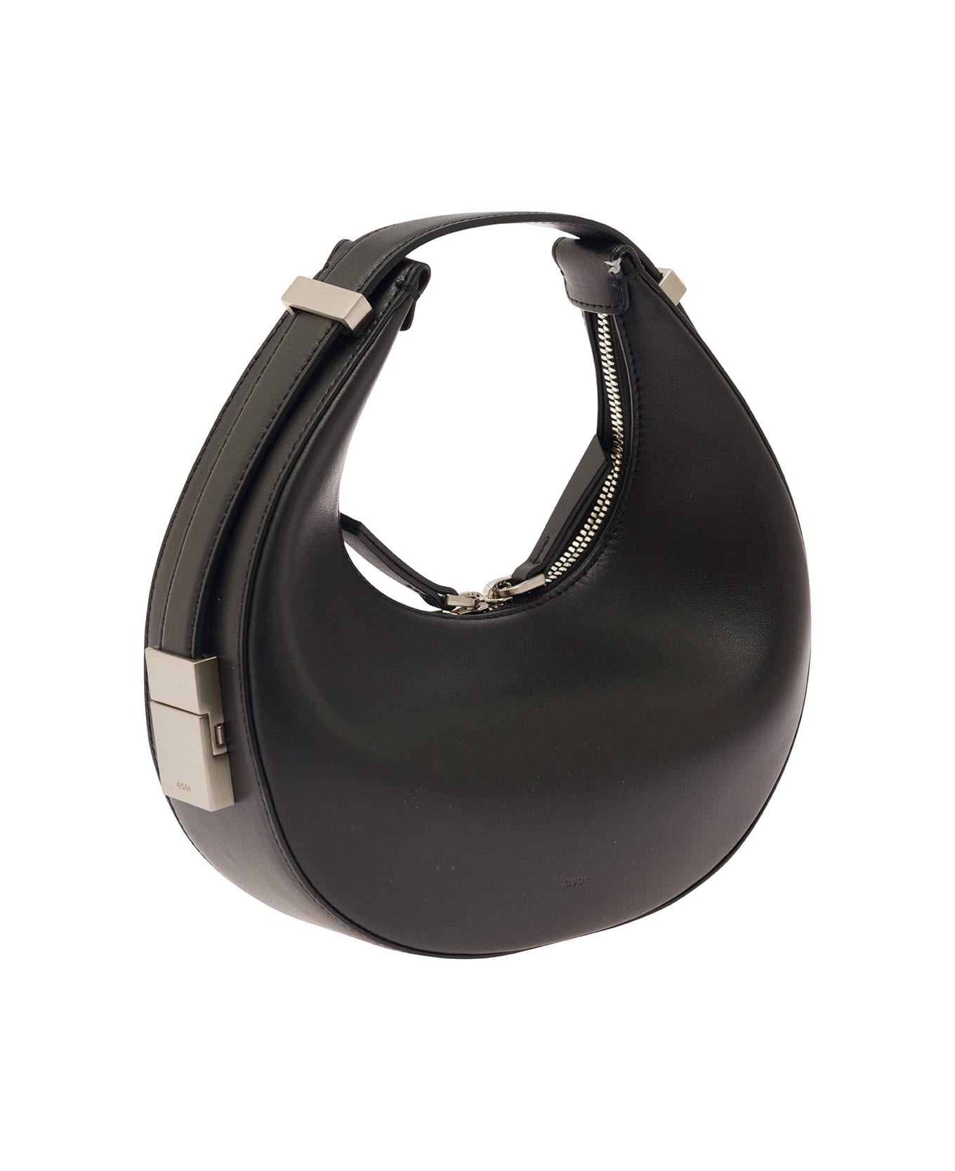 OSOI 
mini Toni
 Black Handbag With Engraved Logo In Leather Woman - Black