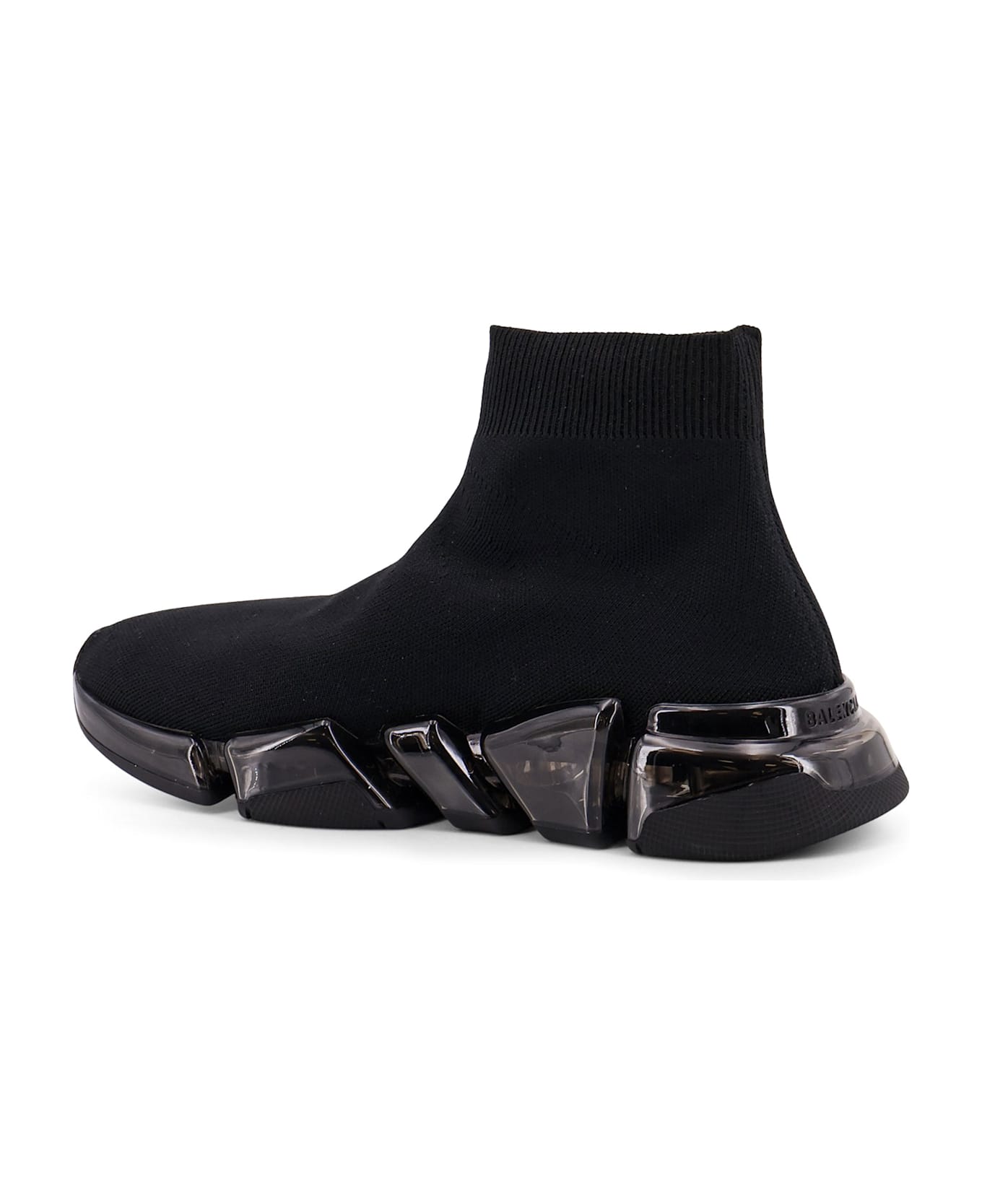 Balenciaga Speed 2.0 Graffiti Recycled Knit Sneaker - Black