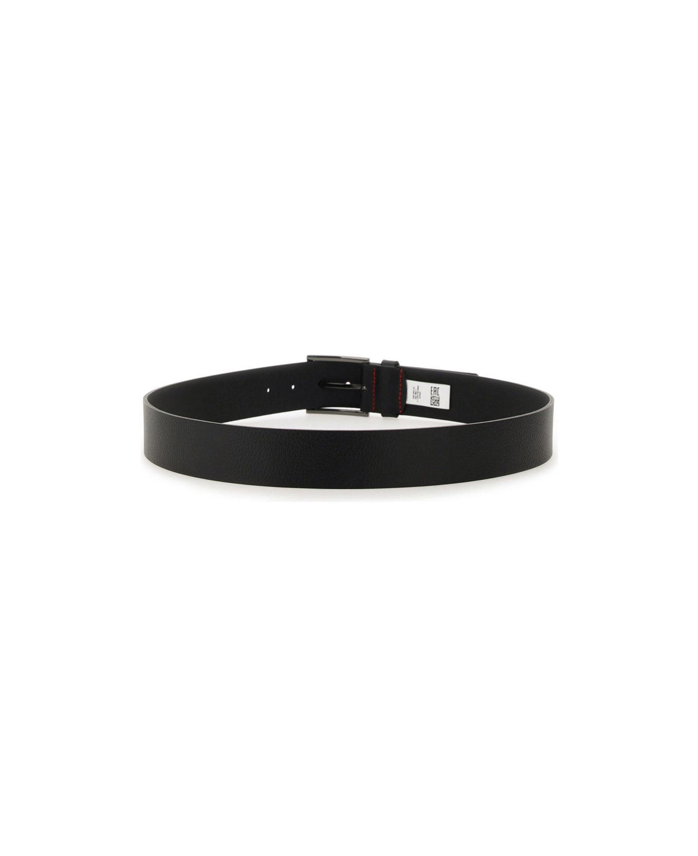 Hugo Boss Leather Belt - BLACK
