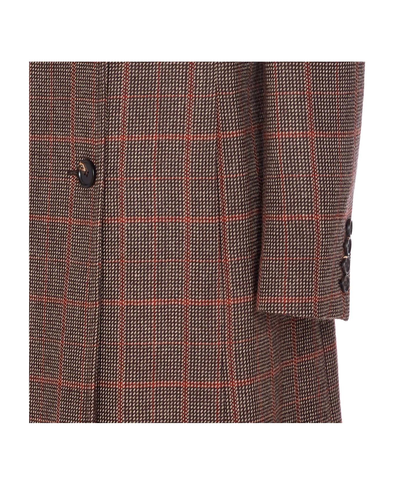 Chloé Double-breasted Coat - Brown