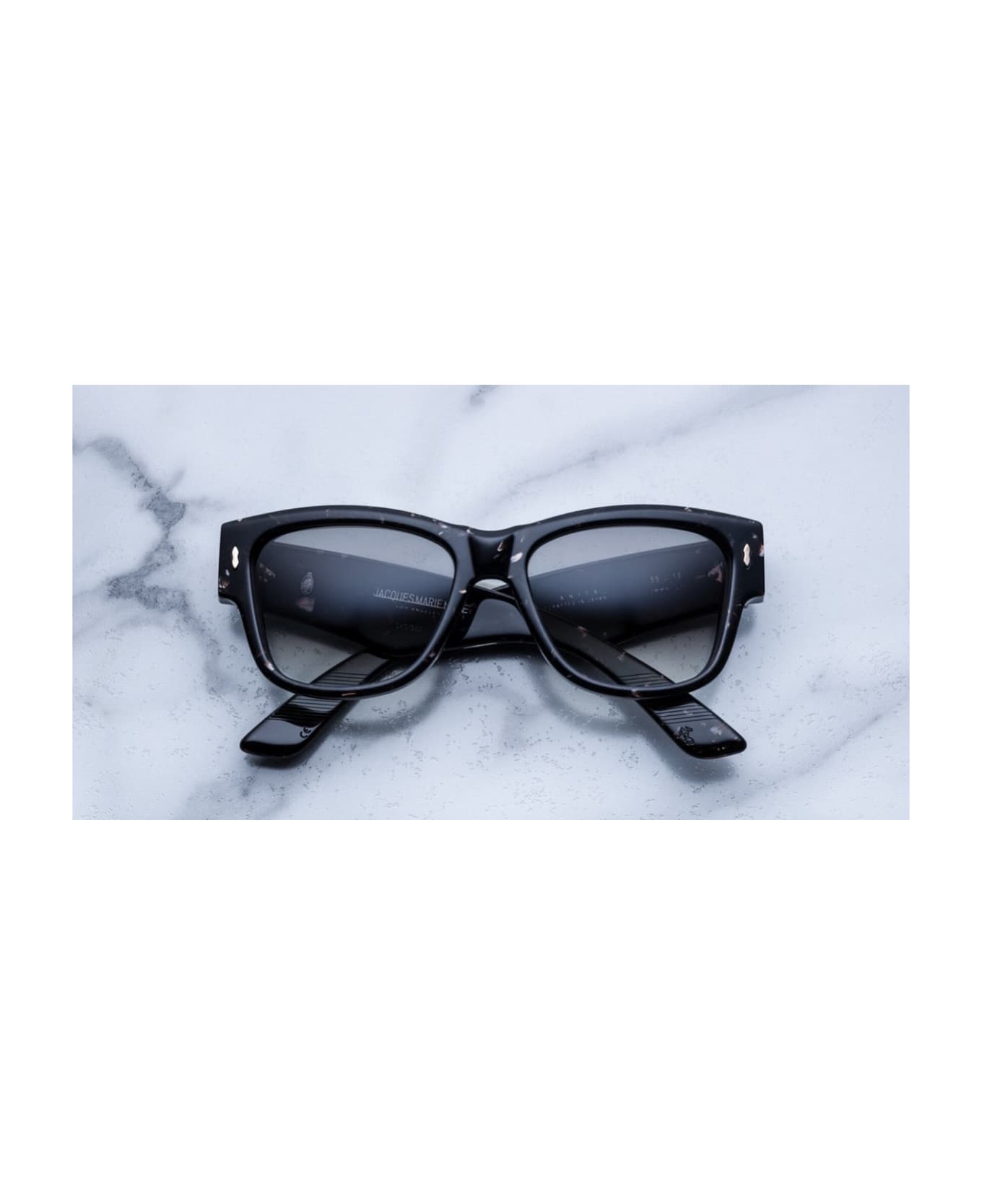 Jacques Marie Mage Anita - Granite Sunglasses - marble black