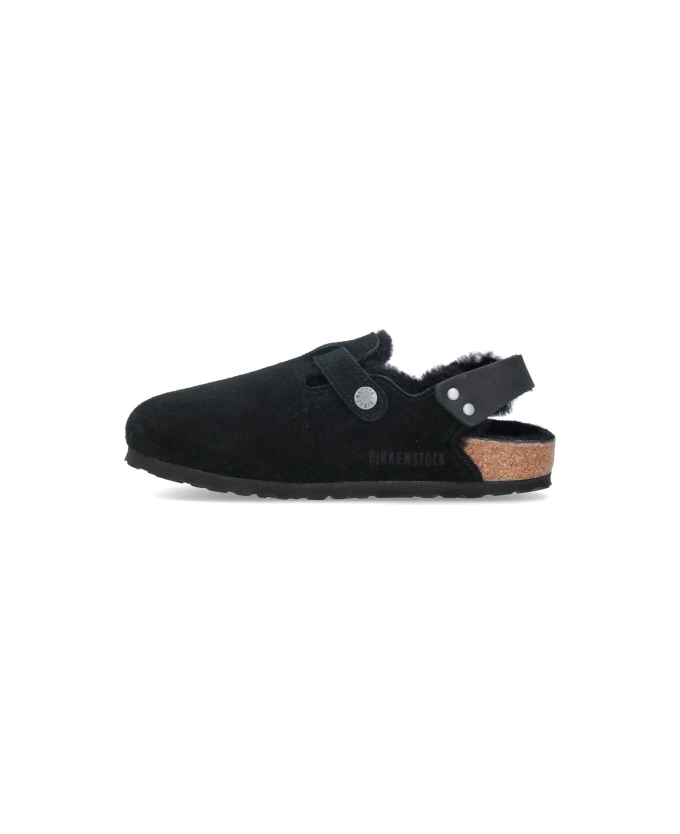Birkenstock Shoes Tokio Inside Shearling - Black