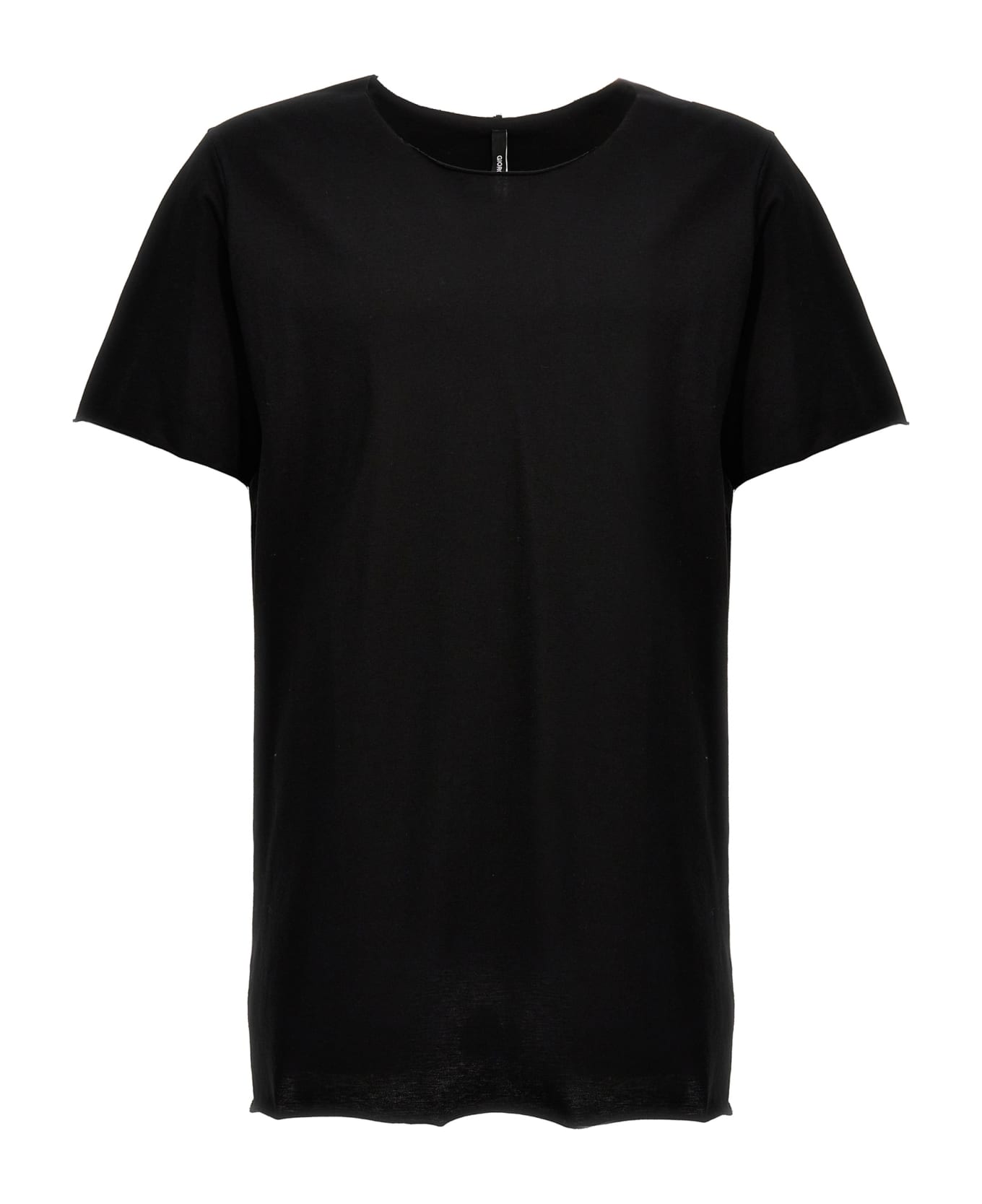 Giorgio Brato Raw Cut T-shirt - Black  