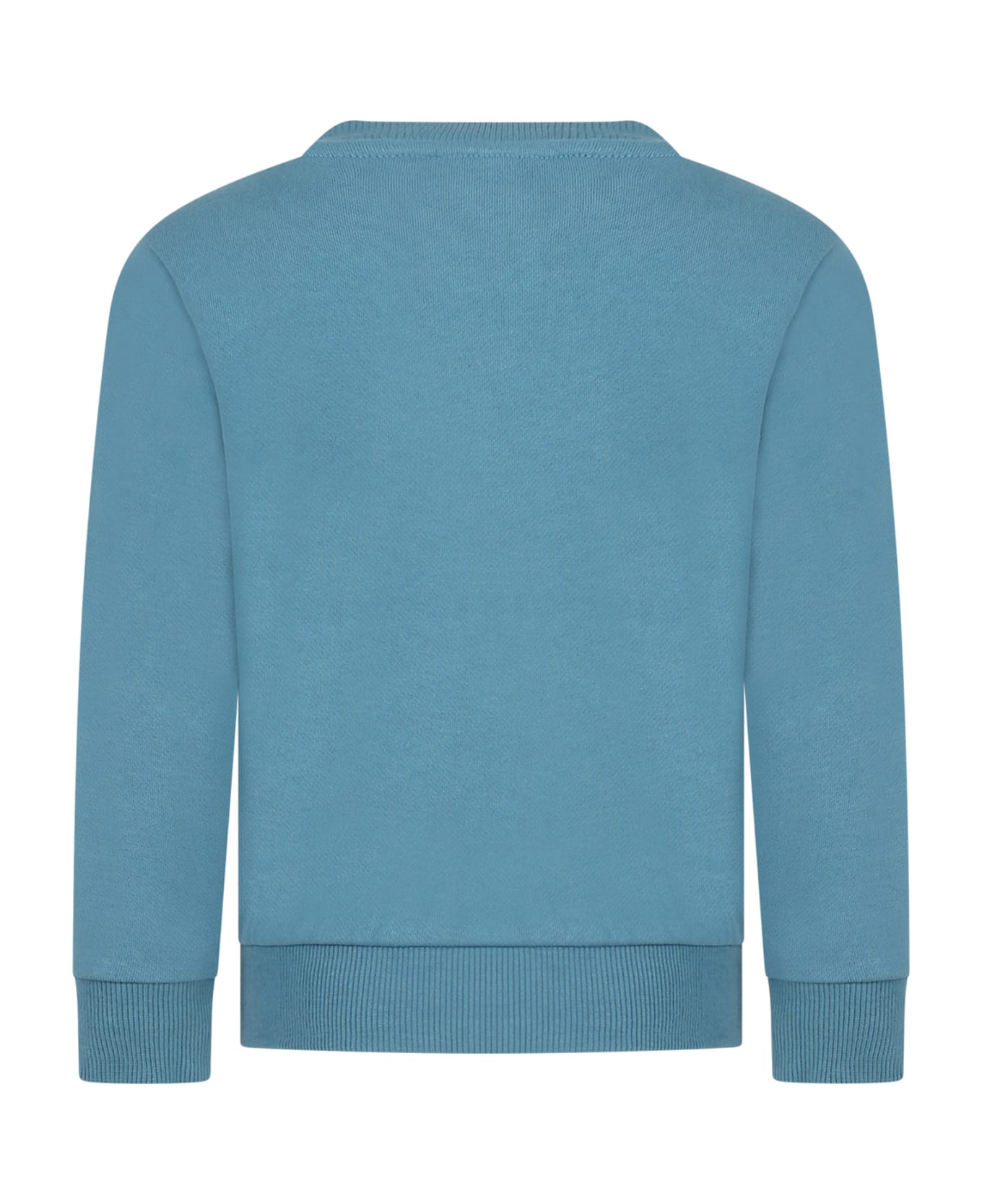 Timberland Light Blue Sweatshirt For Boy With Print Logo - Light Blue