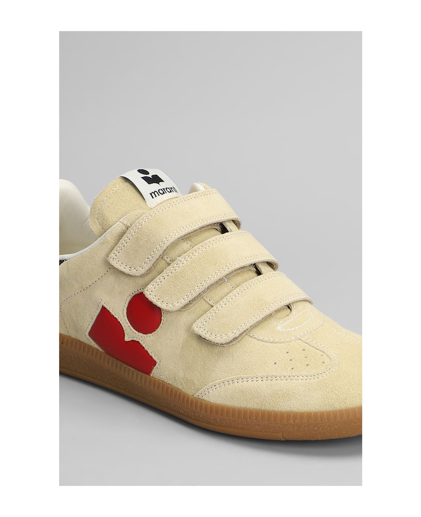 Isabel Marant Beth Sneakers In Beige Suede - beige