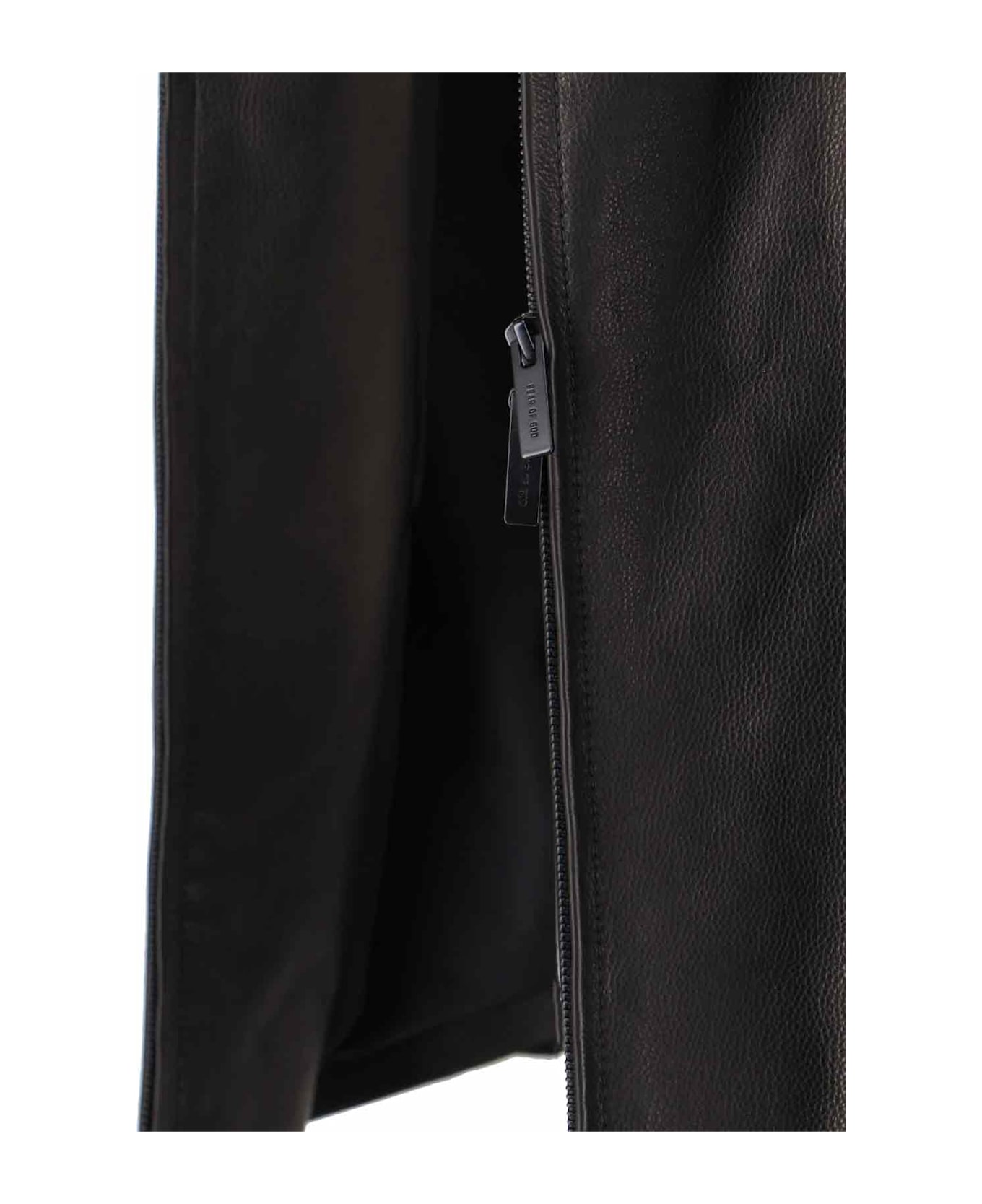 Fear of God Calf Leather Jacket - Black  