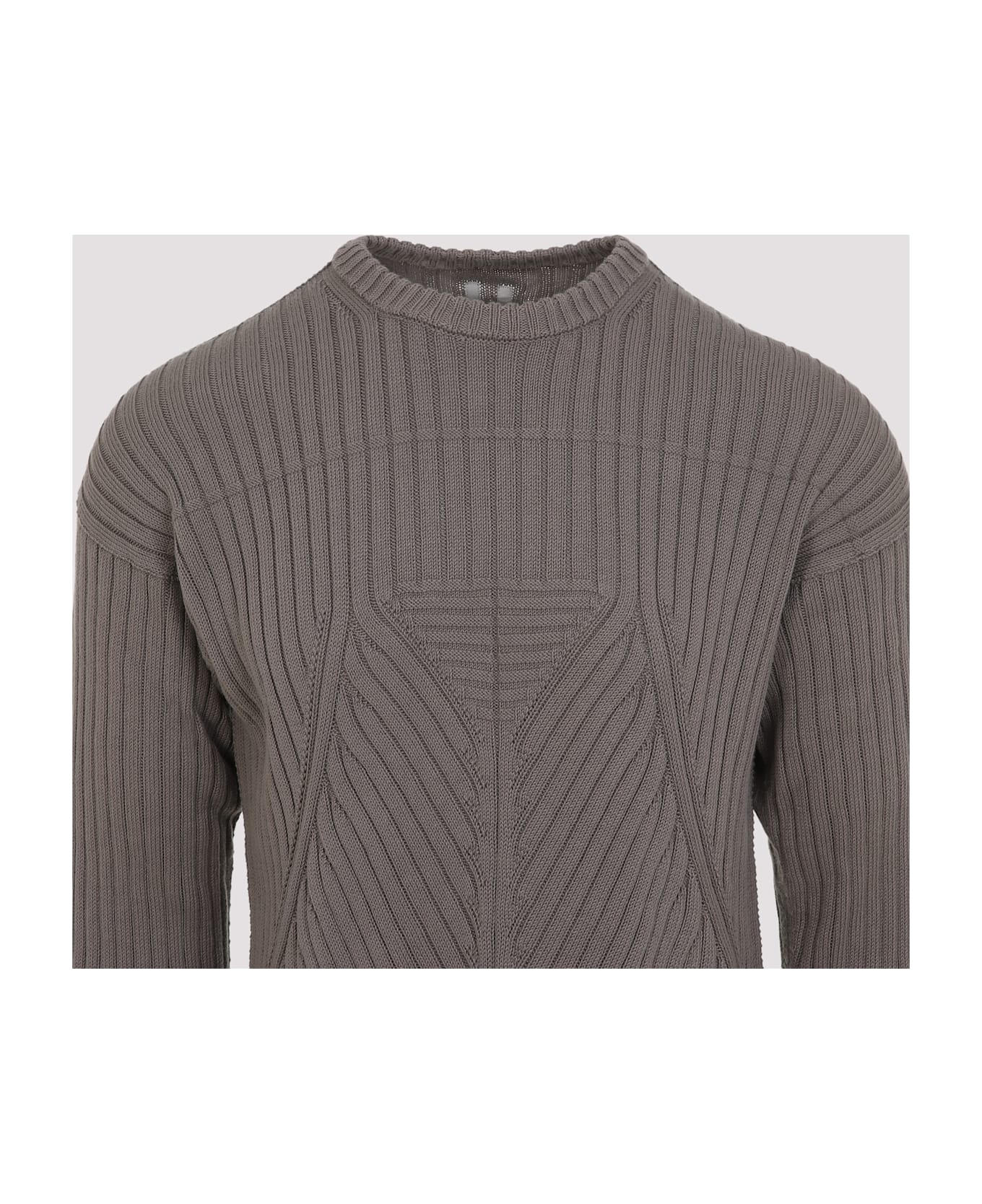 Rick Owens Round Neck Sweater - Dust