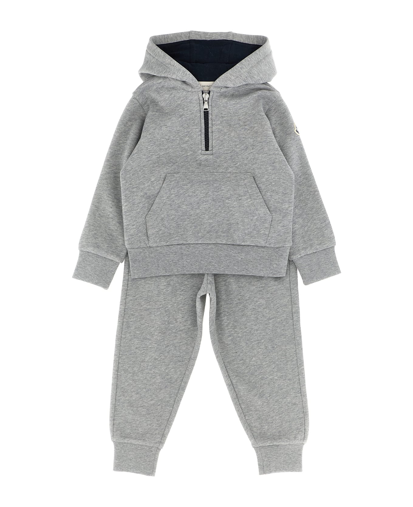 Moncler Sweatshirt + Joggers Set - Gray
