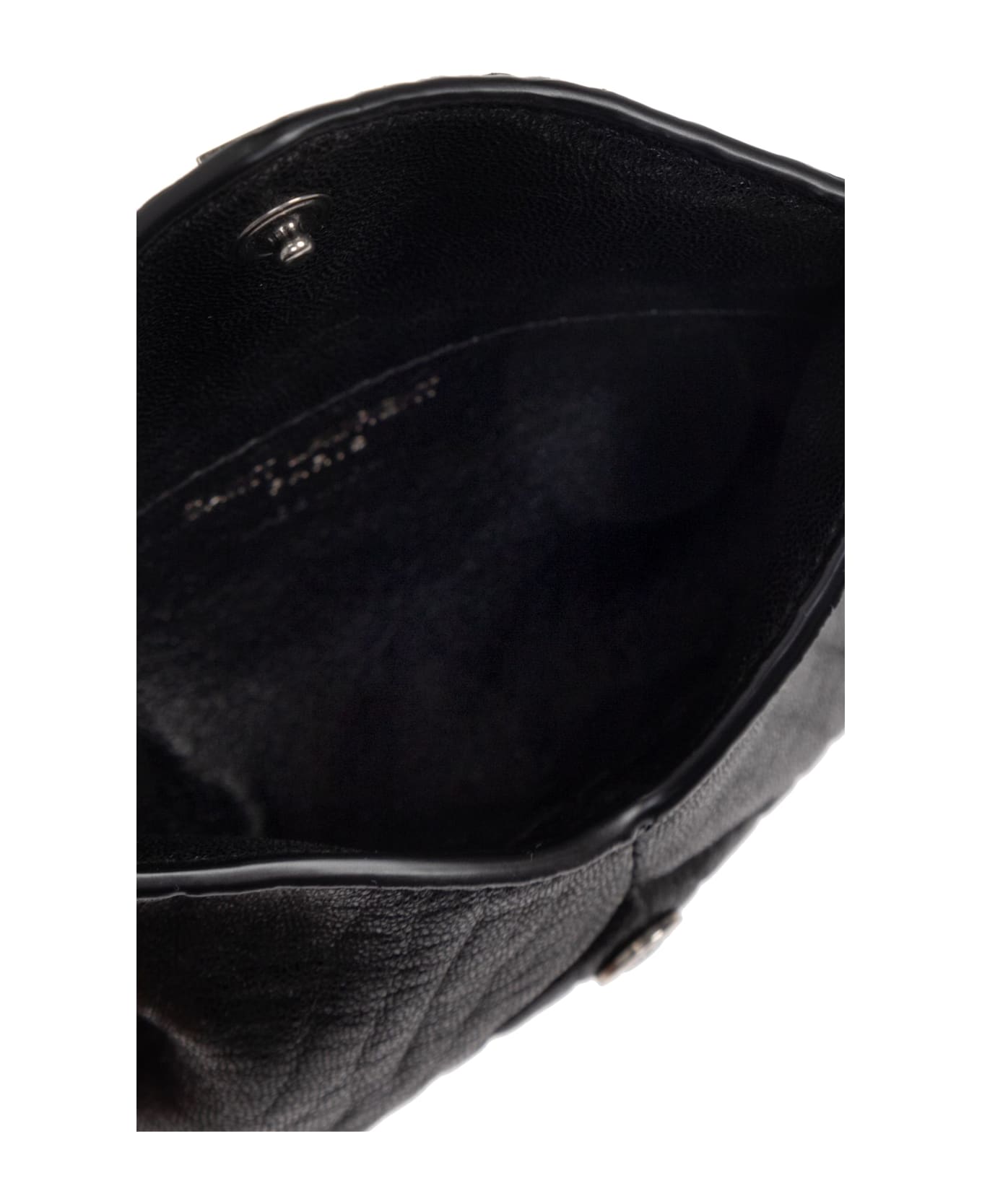 Saint Laurent Lambskin Pouch - BLACK