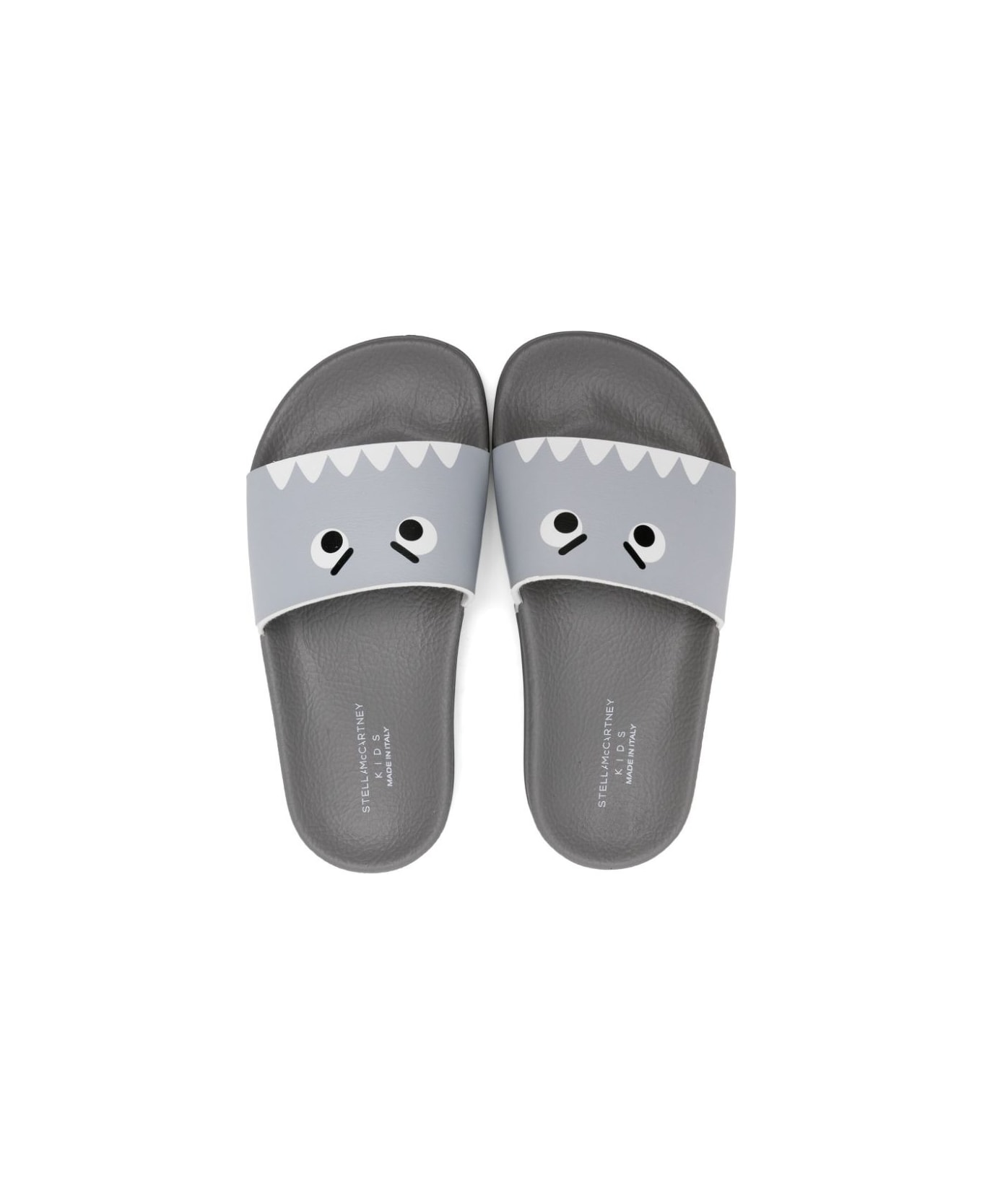 Stella McCartney Kids Shark Grey Slippers - Grey