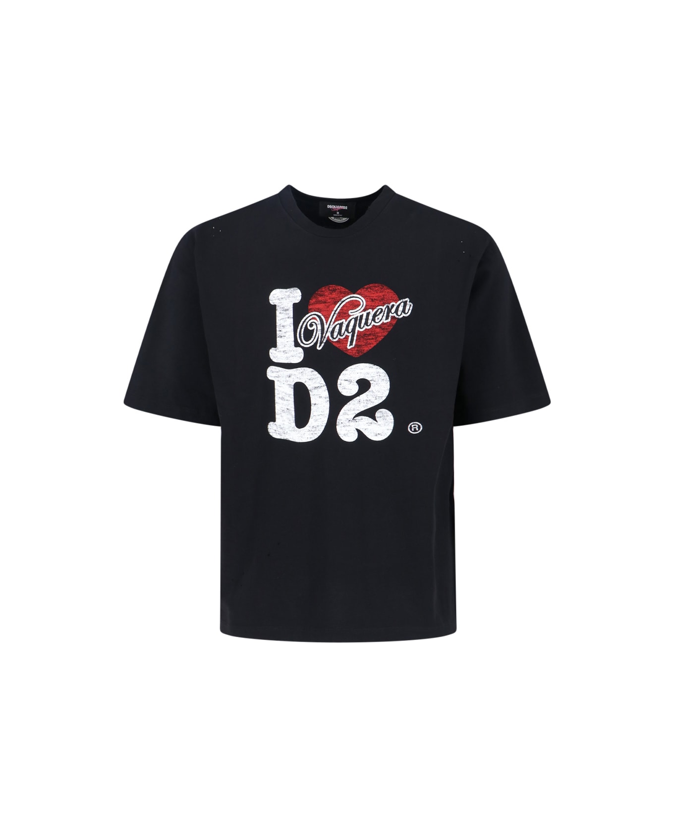 Dsquared2 X Vaquera Logo T-shirt - Black  