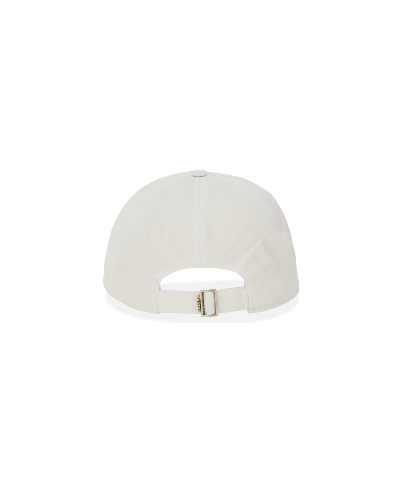 MSGM Baseball Hat With Logo - WHITE