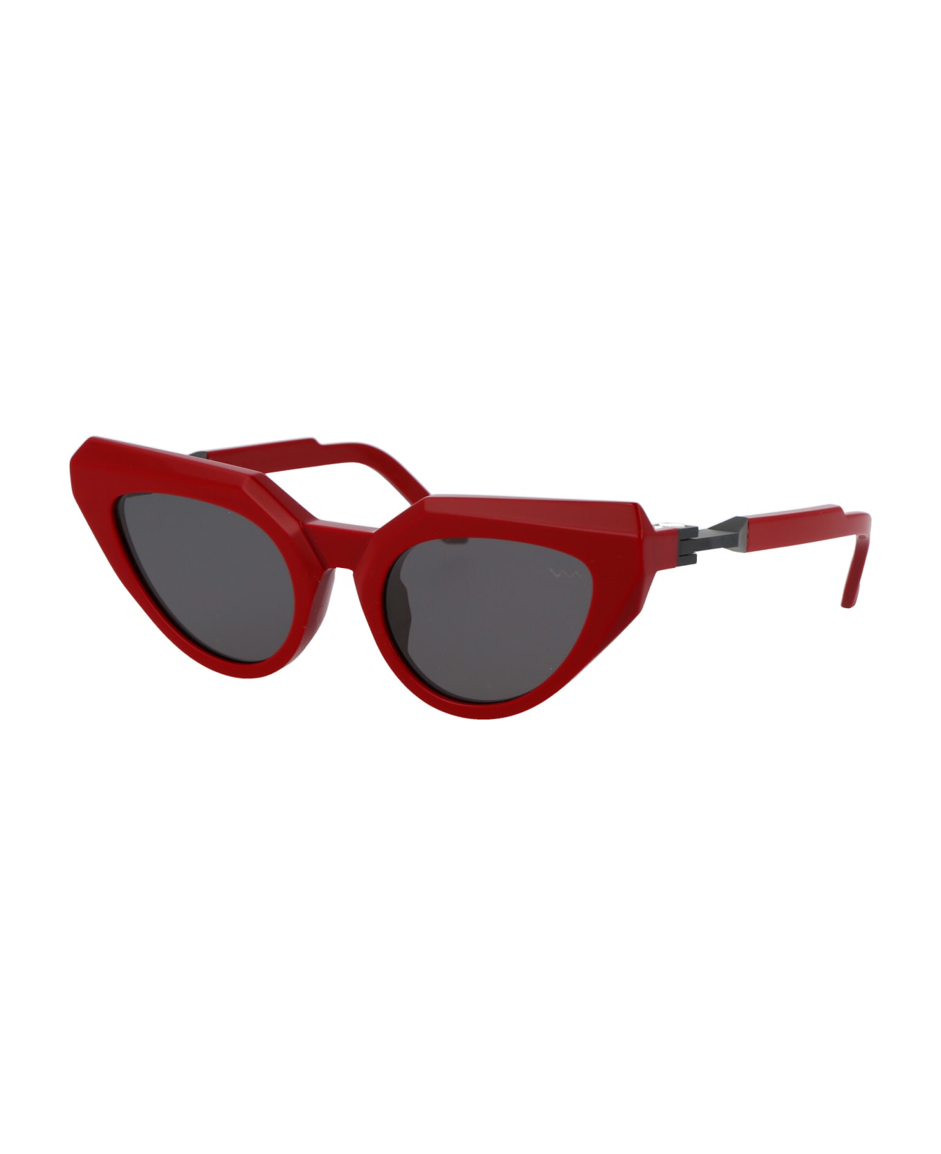 VAVA Bl0028 Sunglasses - RED|BLACK FLEX HINGES|BLACK LENSES