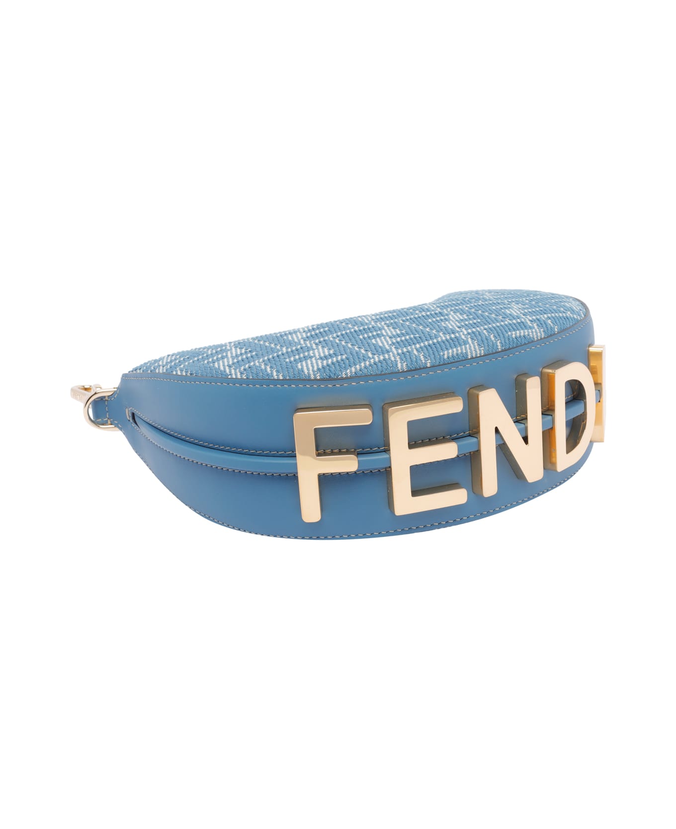 Fendi Mini Fendigraphy Hand Bag - Blue