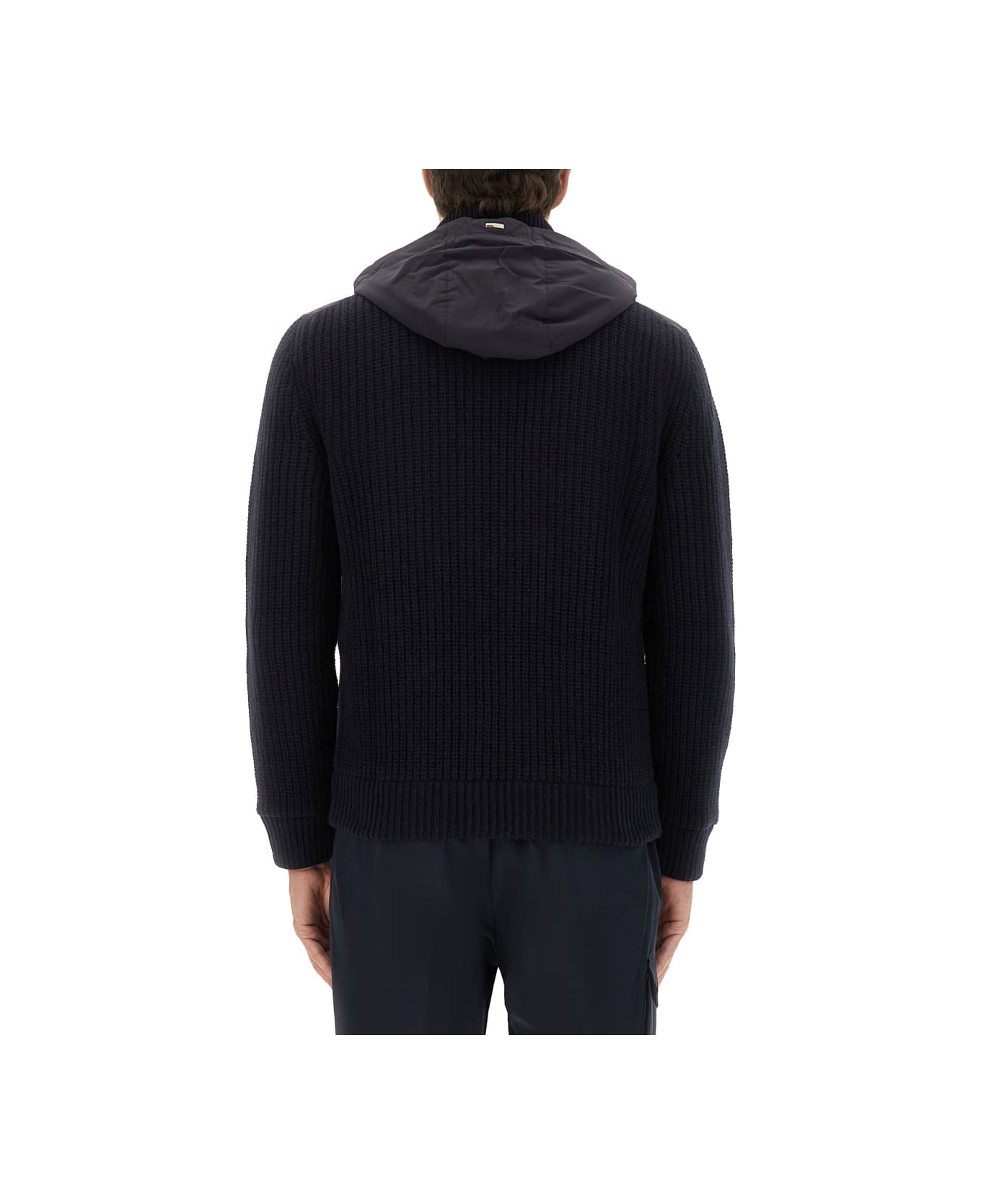 Herno "resort" Cardigan Jacket - BLUE